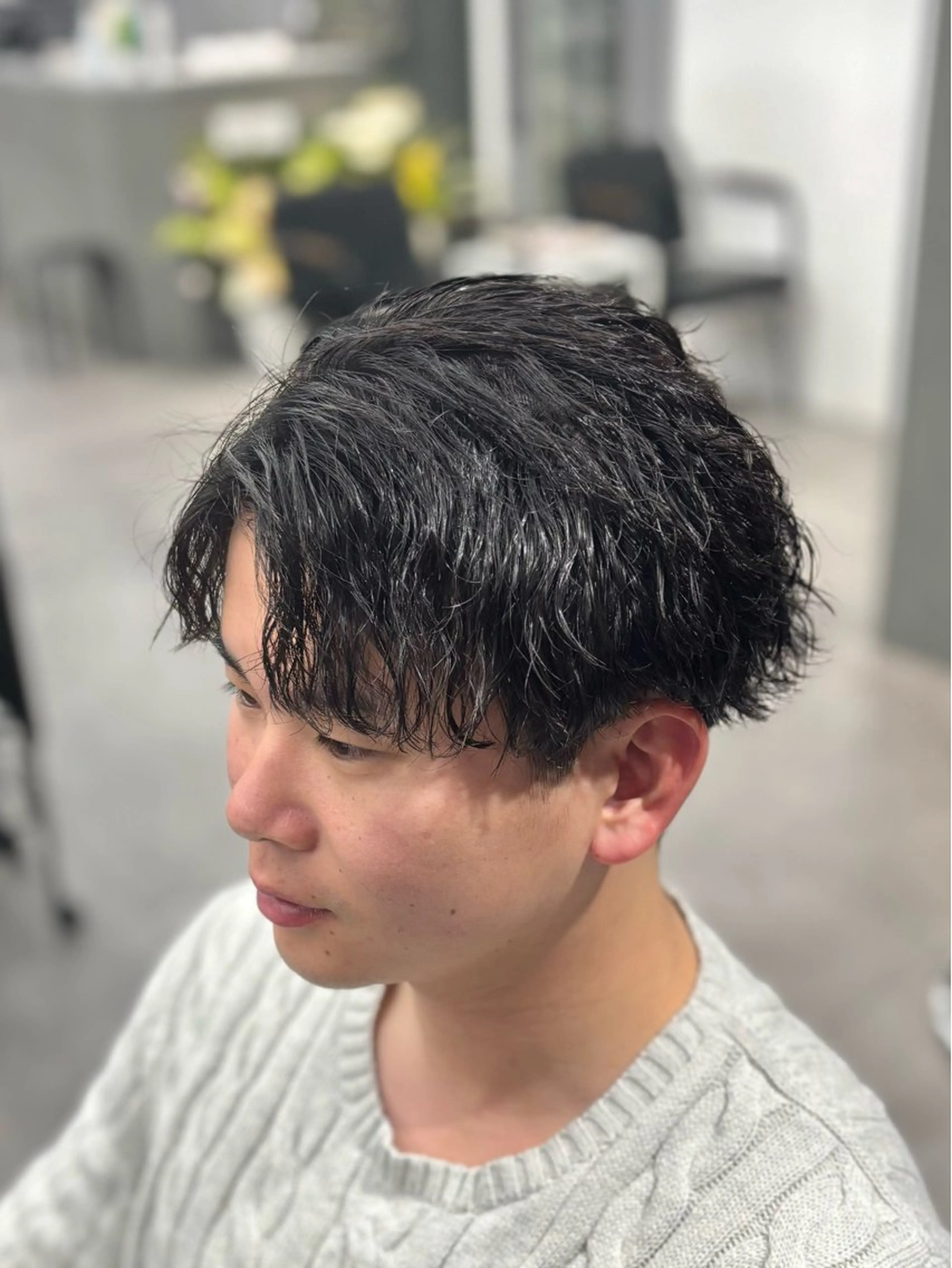 パーマ メンズ メンズパーマ カット パーマ 【ØVARL】🦁 メンズパーマ/レオのヘアスタイル