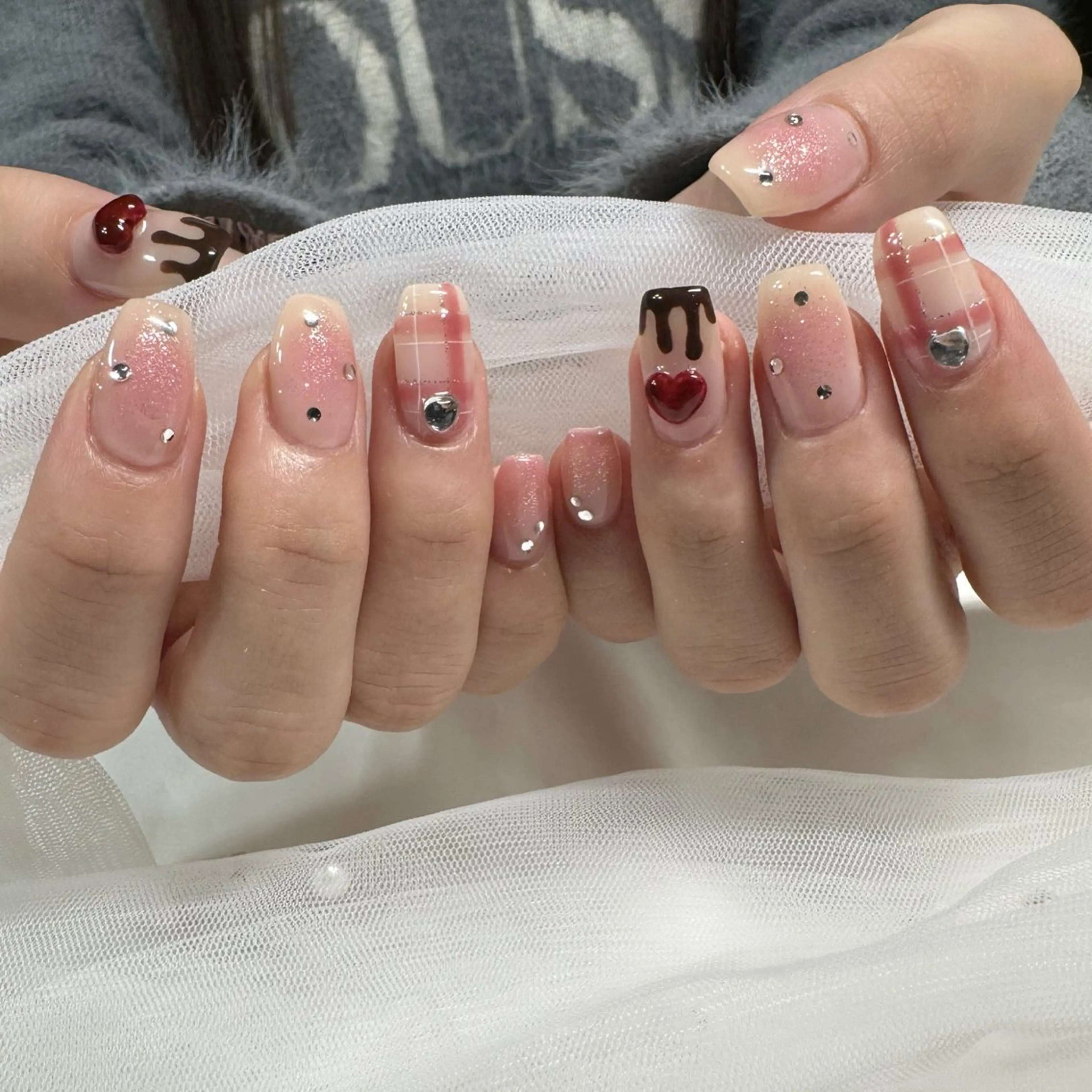 ネイル ハート 東 千夏のネイルデザイン