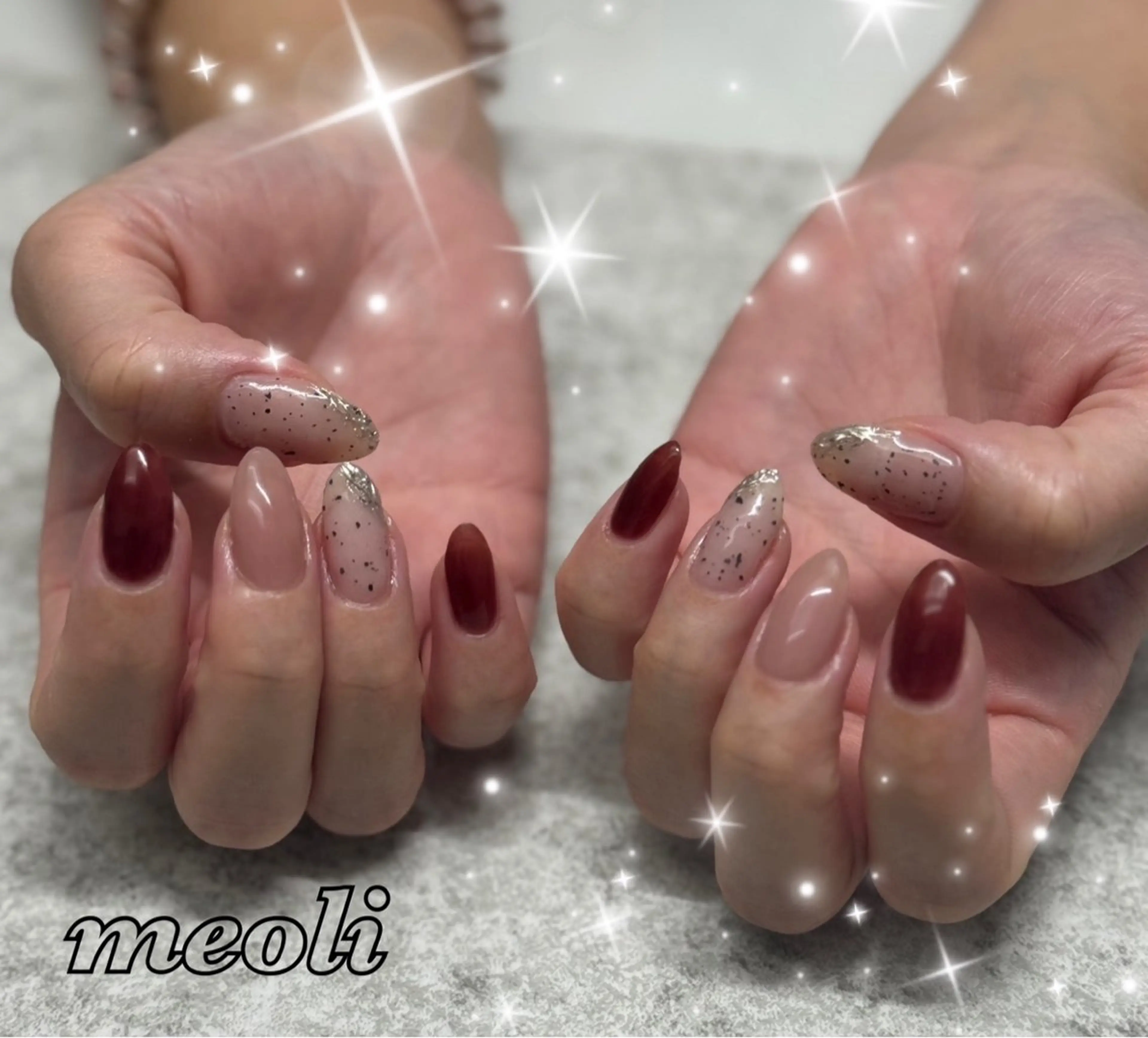 ネイル シンプルネイル nail salon meoli ヒトミのネイルデザイン
