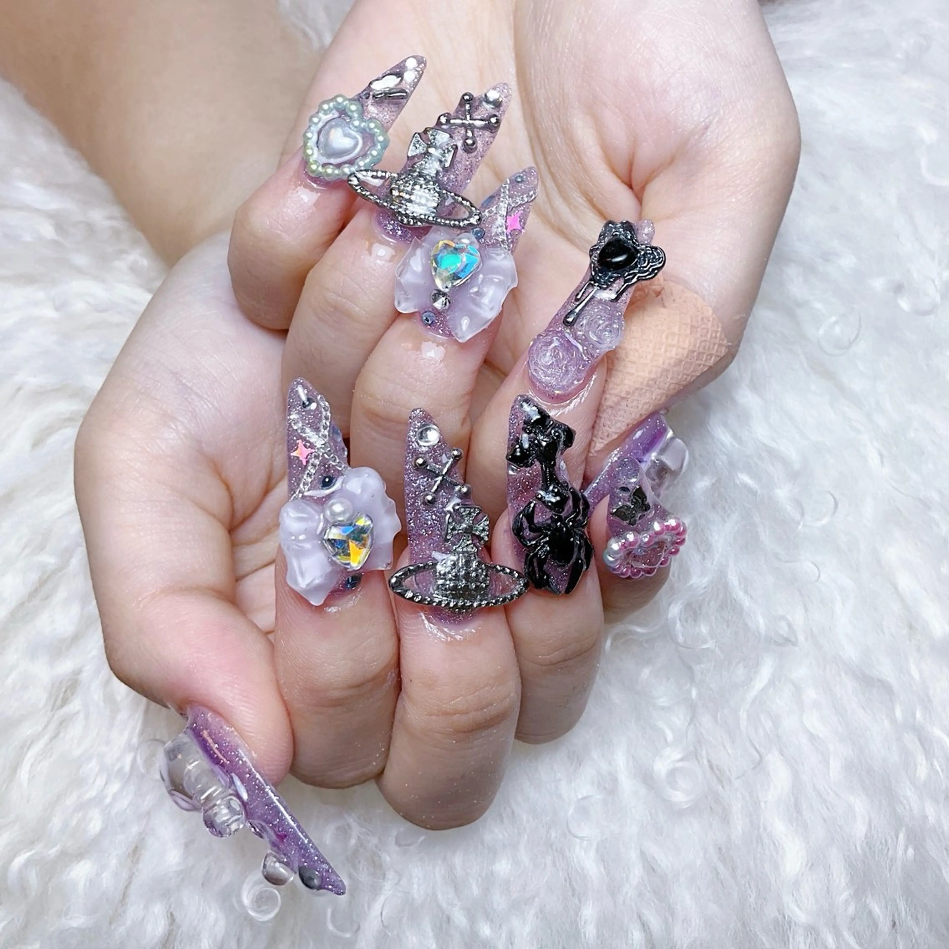 ネイル ハンドネイル 🍭Yun nail hyejin🌸のネイルデザイン