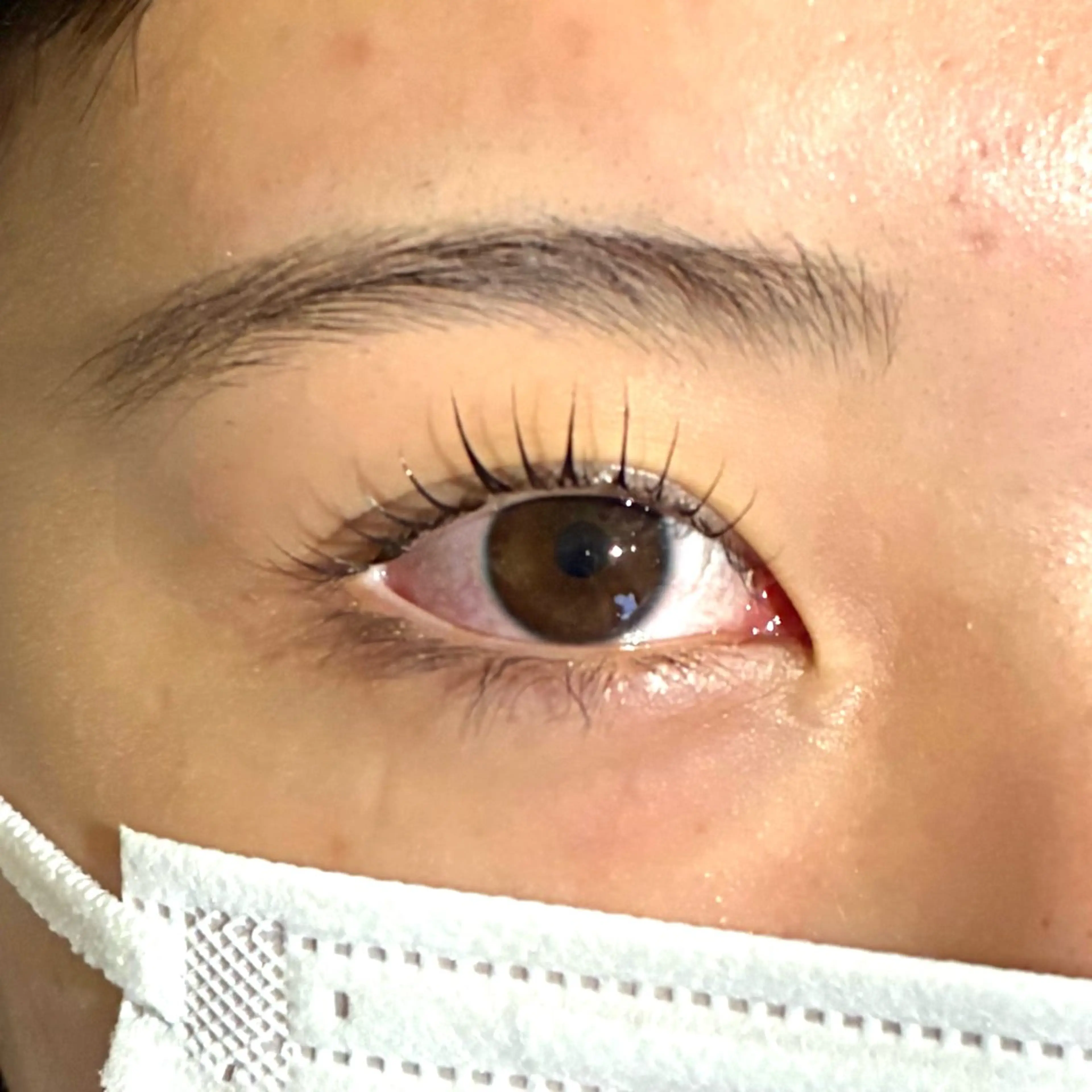 マツエク・マツパ マツパ アイブロウ&マツパ カラーモデルまなみの眉毛・アイブロウイメージ