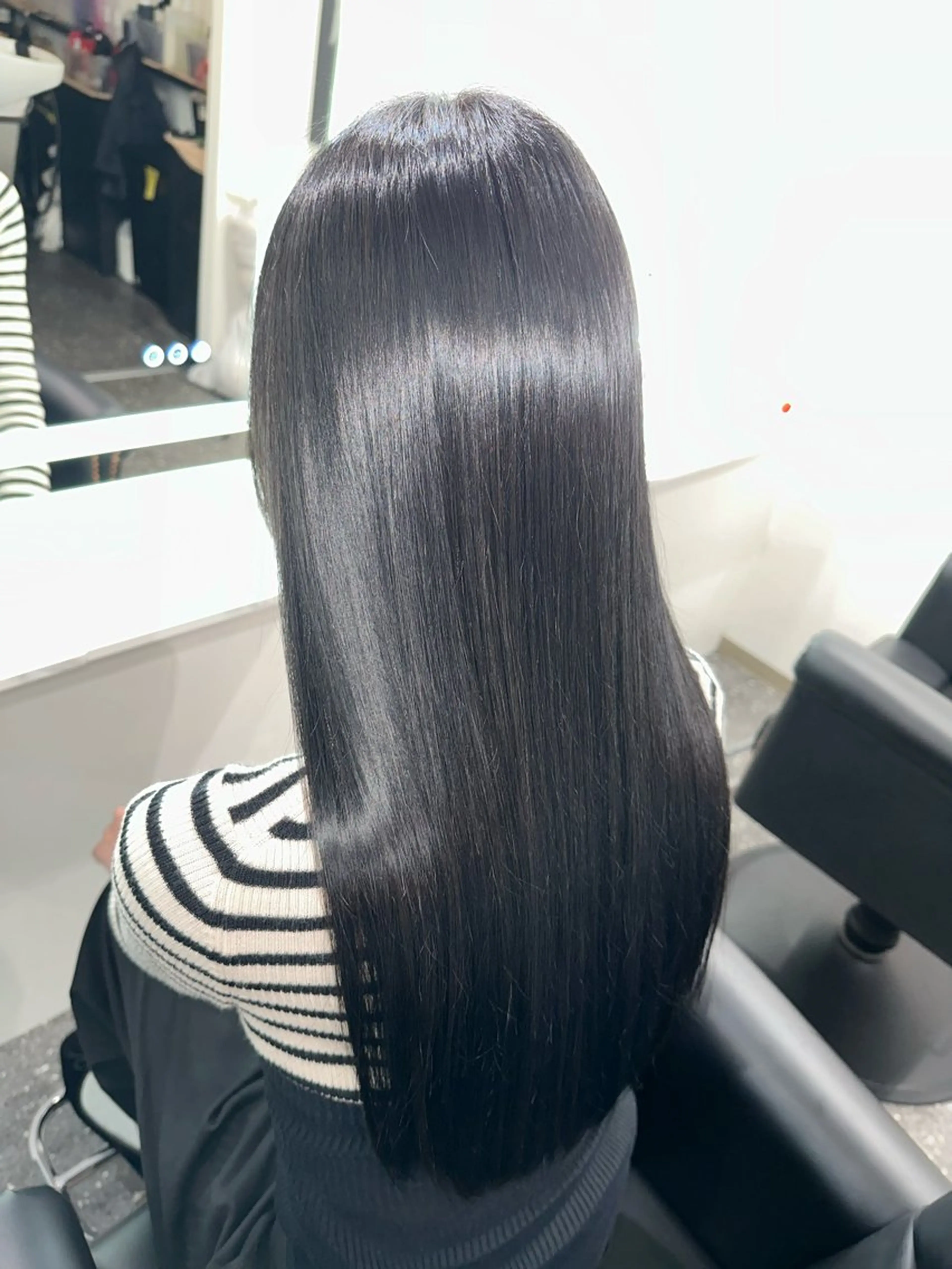 ロング パーマ カット 縮毛矯正 トリートメント 髪質改善⭐️縮毛矯正 中野⭐️Rinaのヘアスタイル