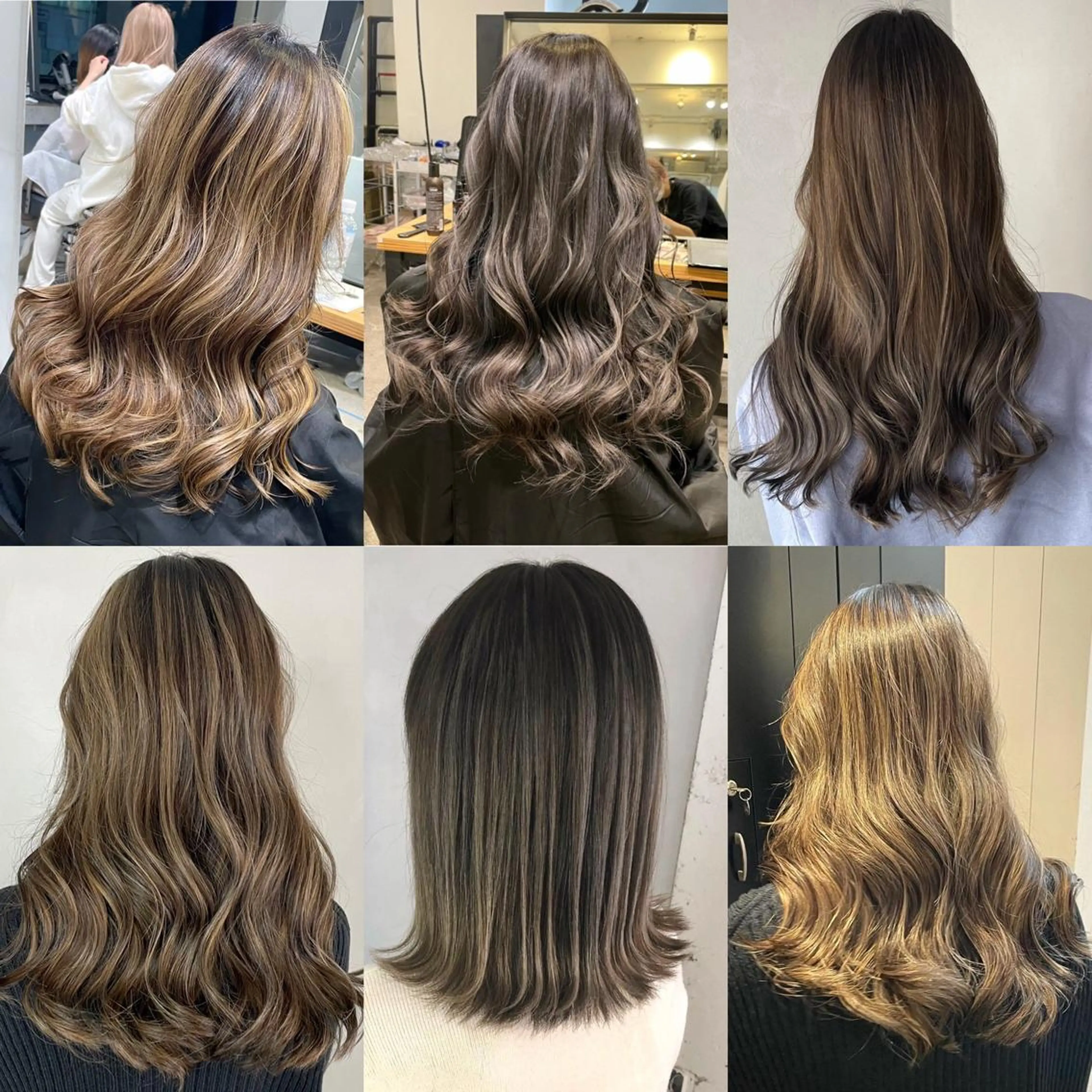 セミロング カラー ヘアアレンジ 🧸ハイトーン🧸 ゆっきー🧸のヘアスタイル