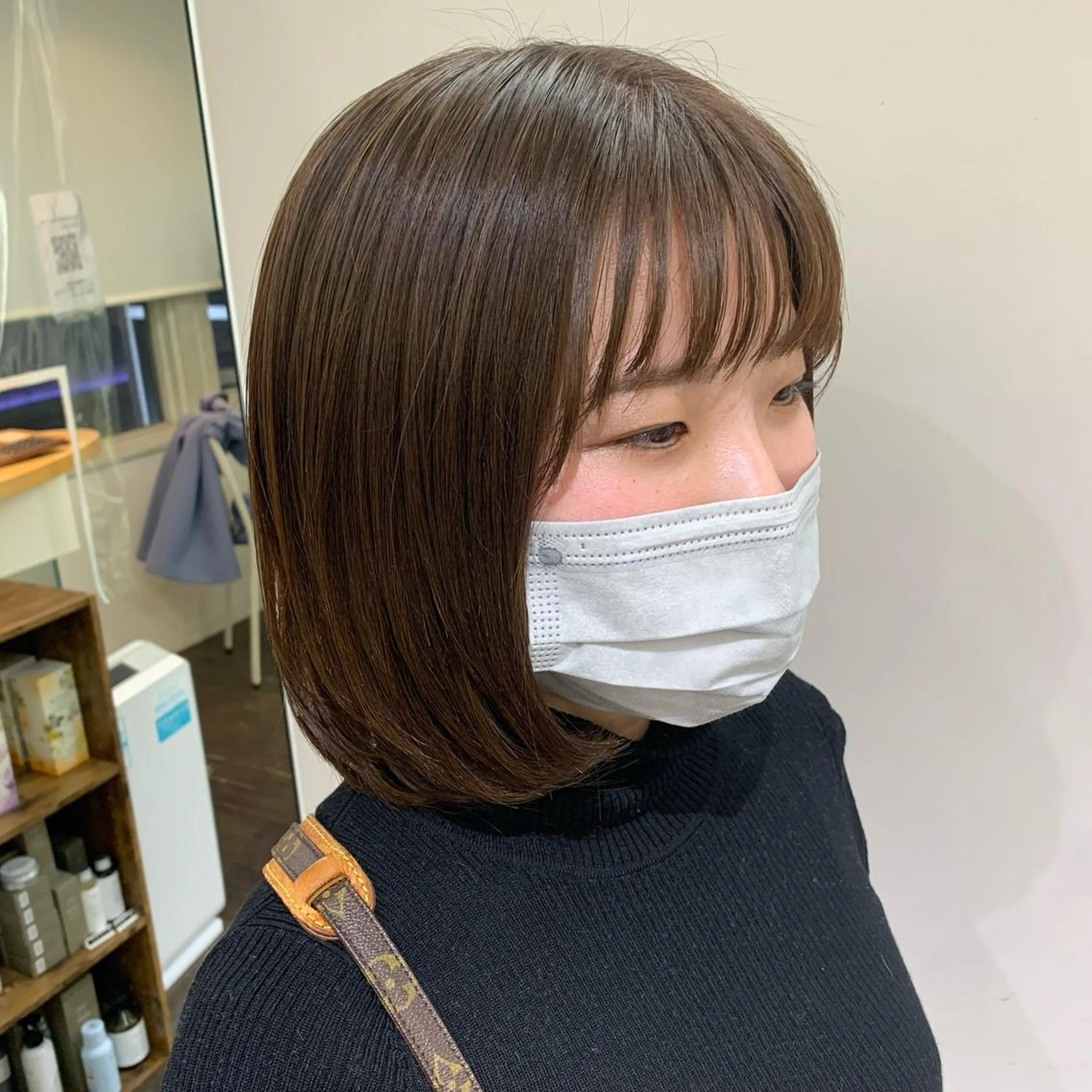 ミディアム GO TODAY シェアサロン 銀座Arc店所属・デジタルパーマ🫧 韓国風ヘア🫧サクラのヘアスタイル