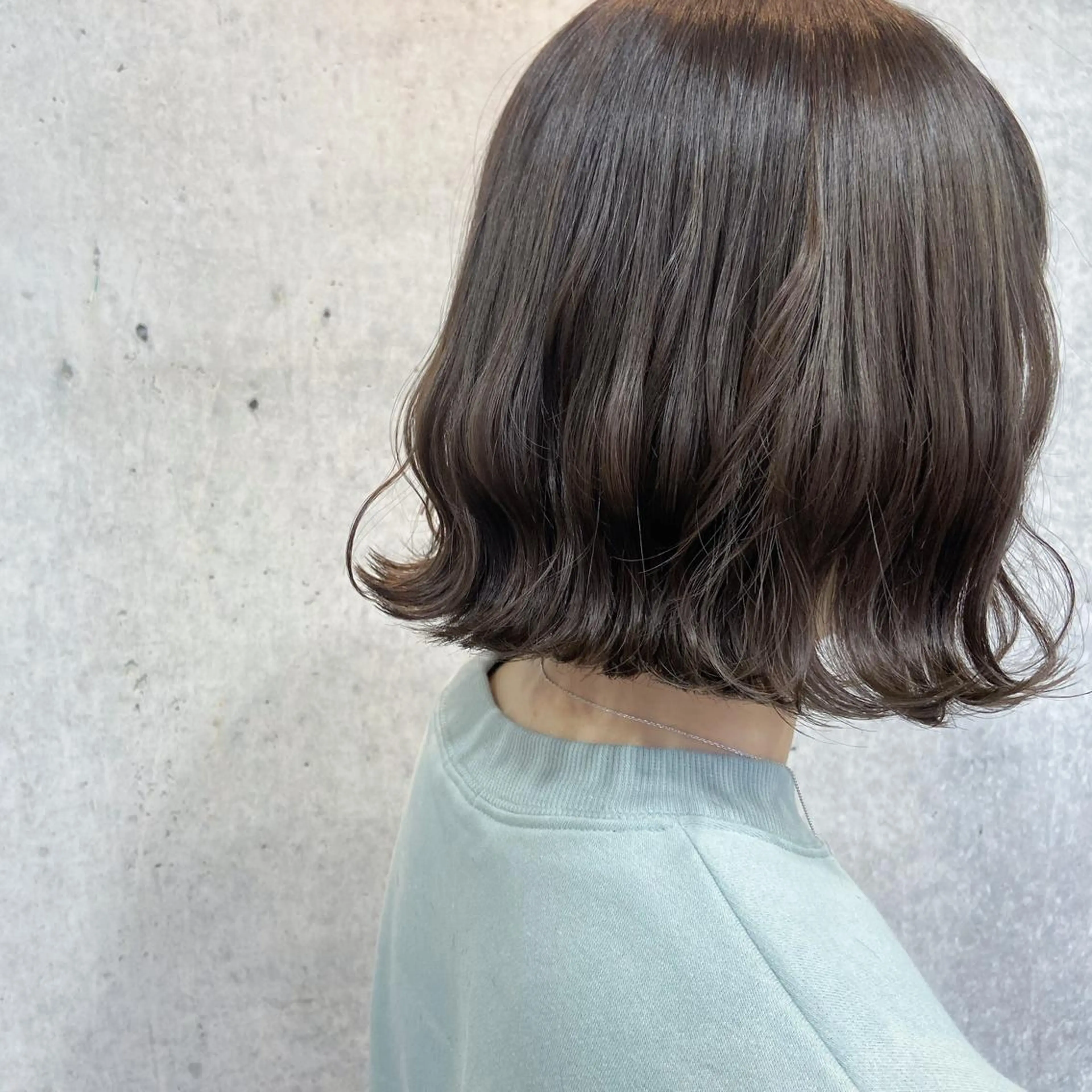 ショート カラー アッシュ シルバー シルバーアッシュ ボブ 暗髪/艶髪/Ono .のヘアスタイル