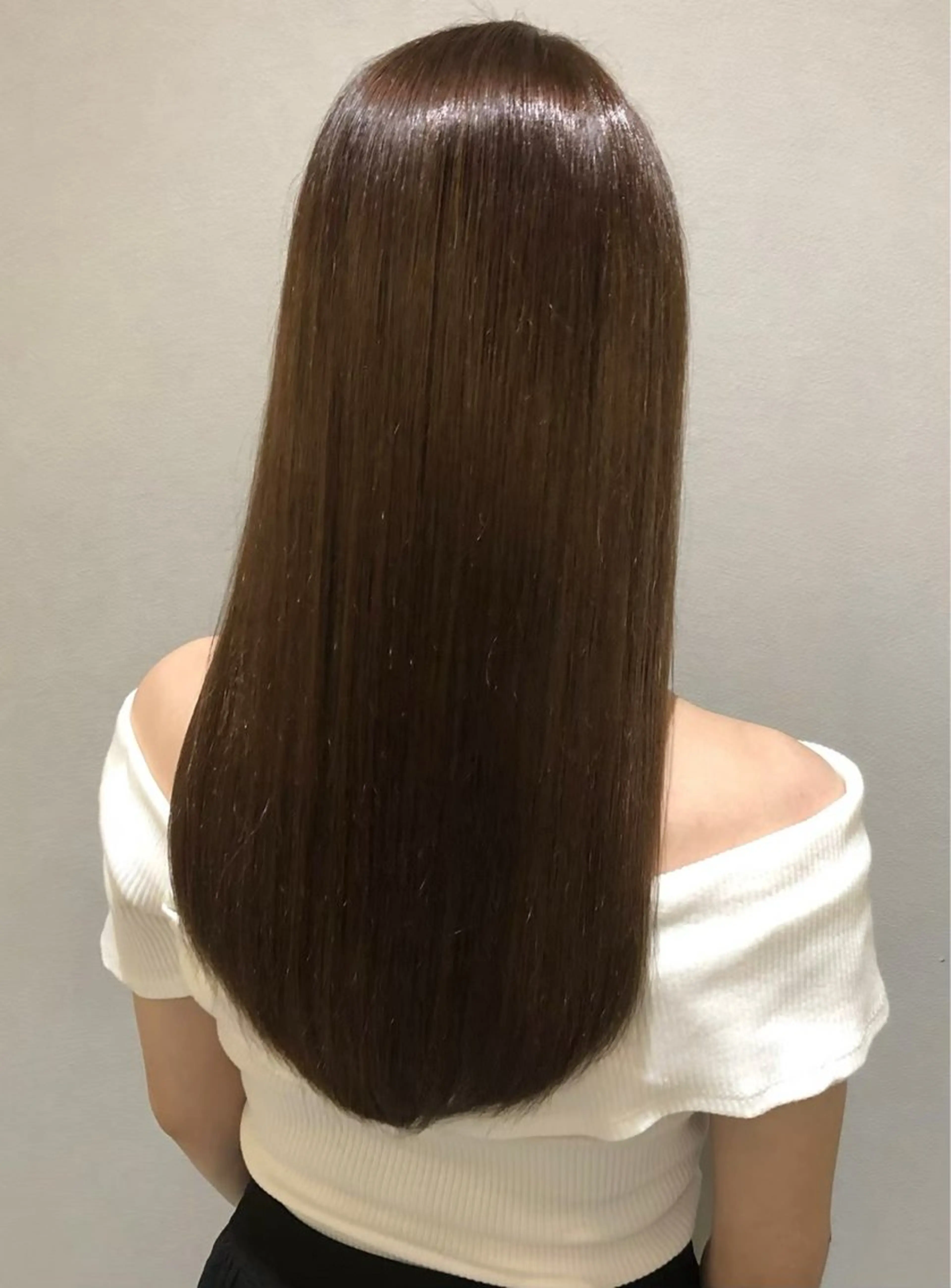 ロング 増渕 里奈のヘアスタイル