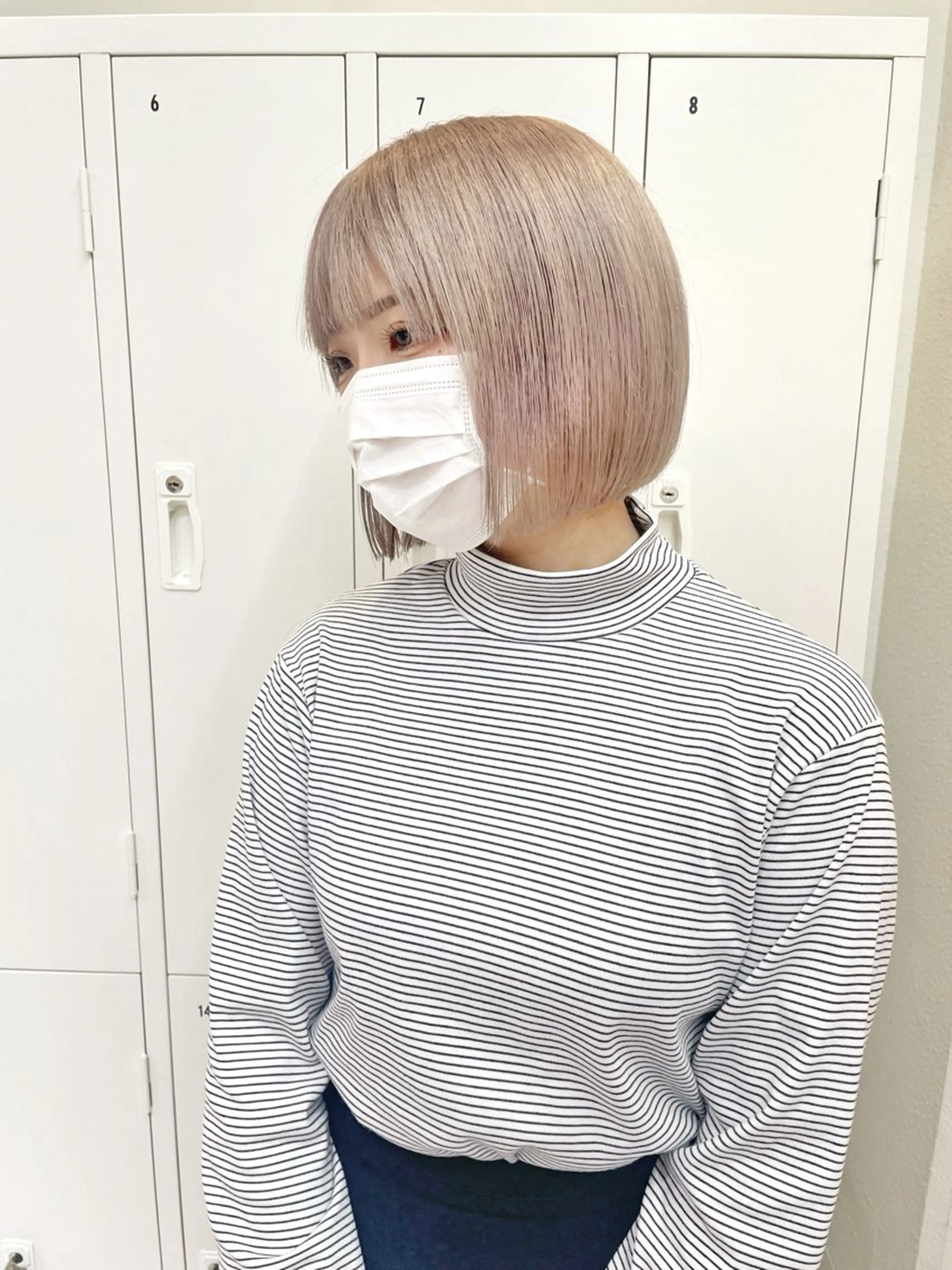 ショート カラー 田中大星 /ボブ 縮毛矯正のヘアスタイル