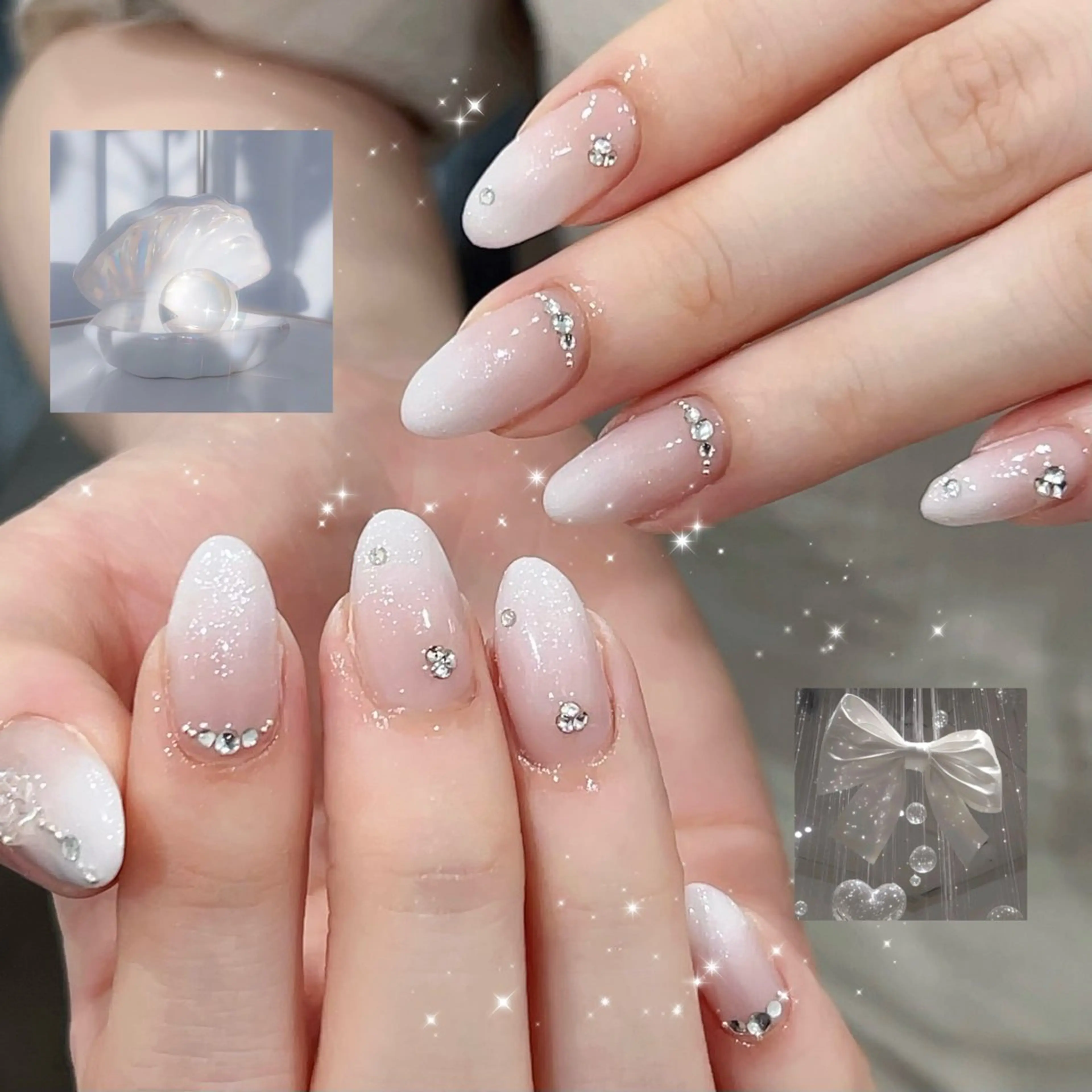 ネイル ハンドネイル 🪄mimi🎀 Midori🪽のネイルデザイン