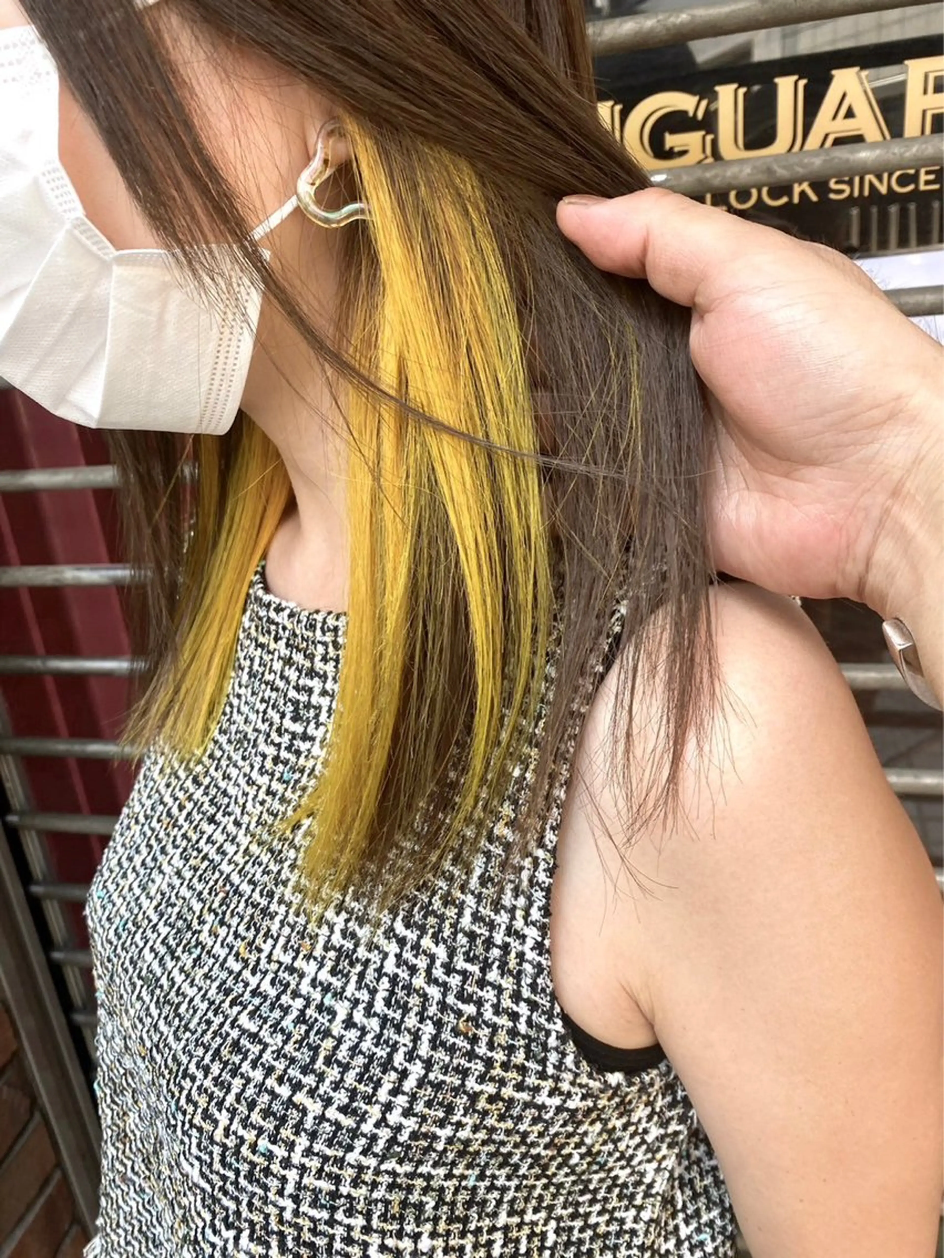 セミロング カラー AVANCE泉大津店 加茂瑞希のヘアスタイル