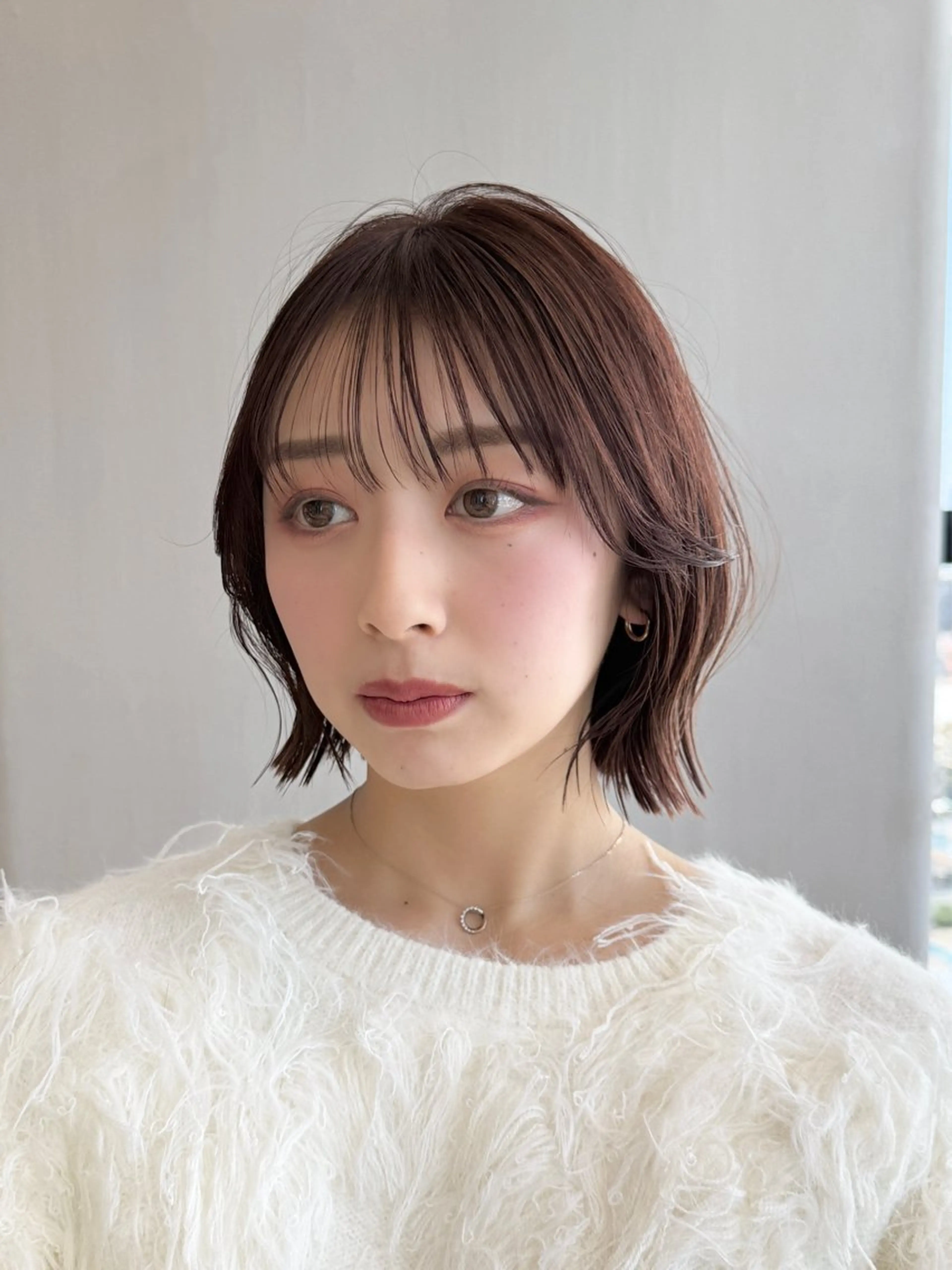 ショート カラー カット ヘアカラー トリートメント 田中航平/渋谷ボブ/ レイヤーボブのヘアスタイル
