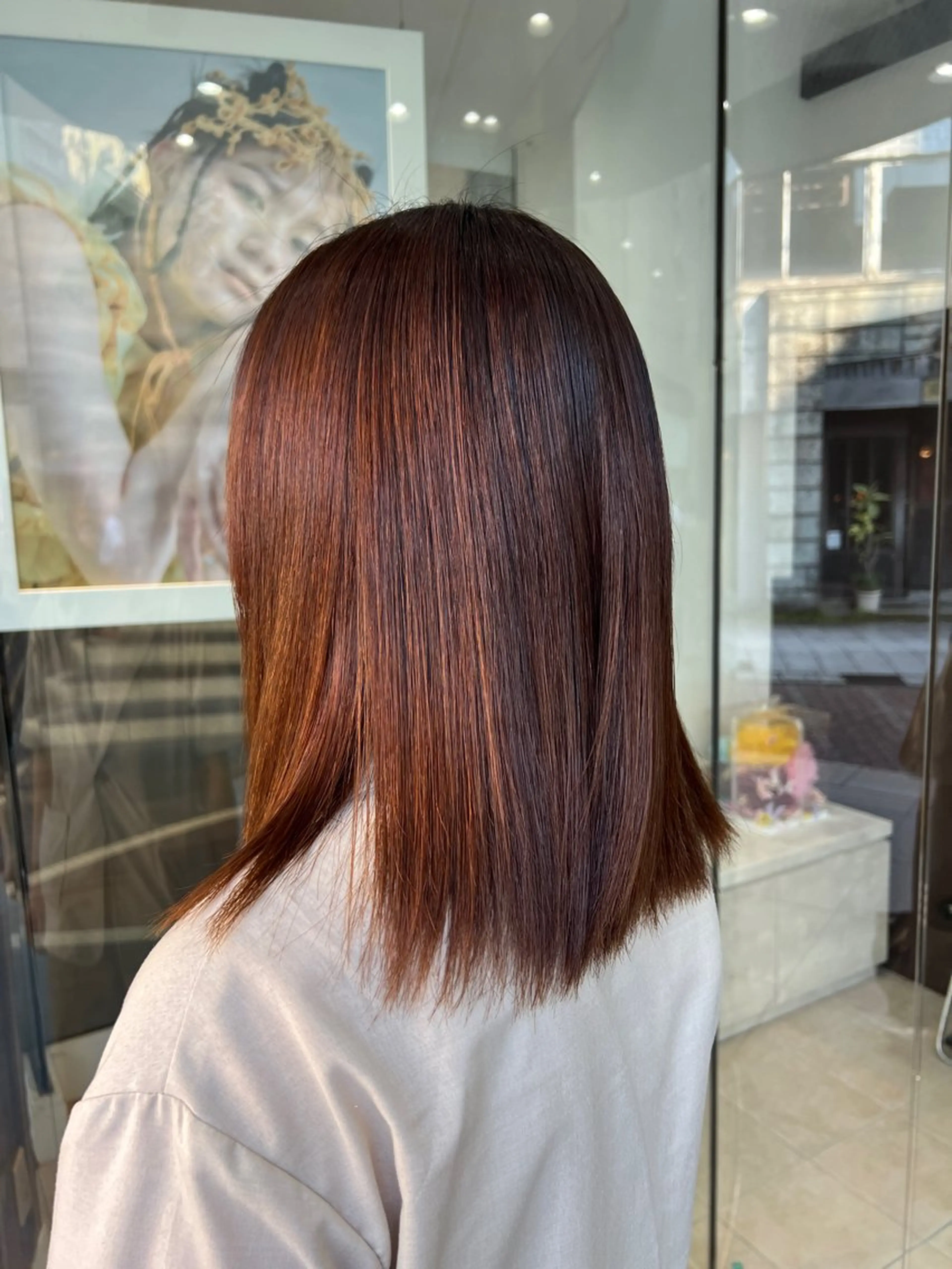 ミディアム 縮毛矯正 縮毛矯正 Ⓜ️irai ✮のヘアスタイル