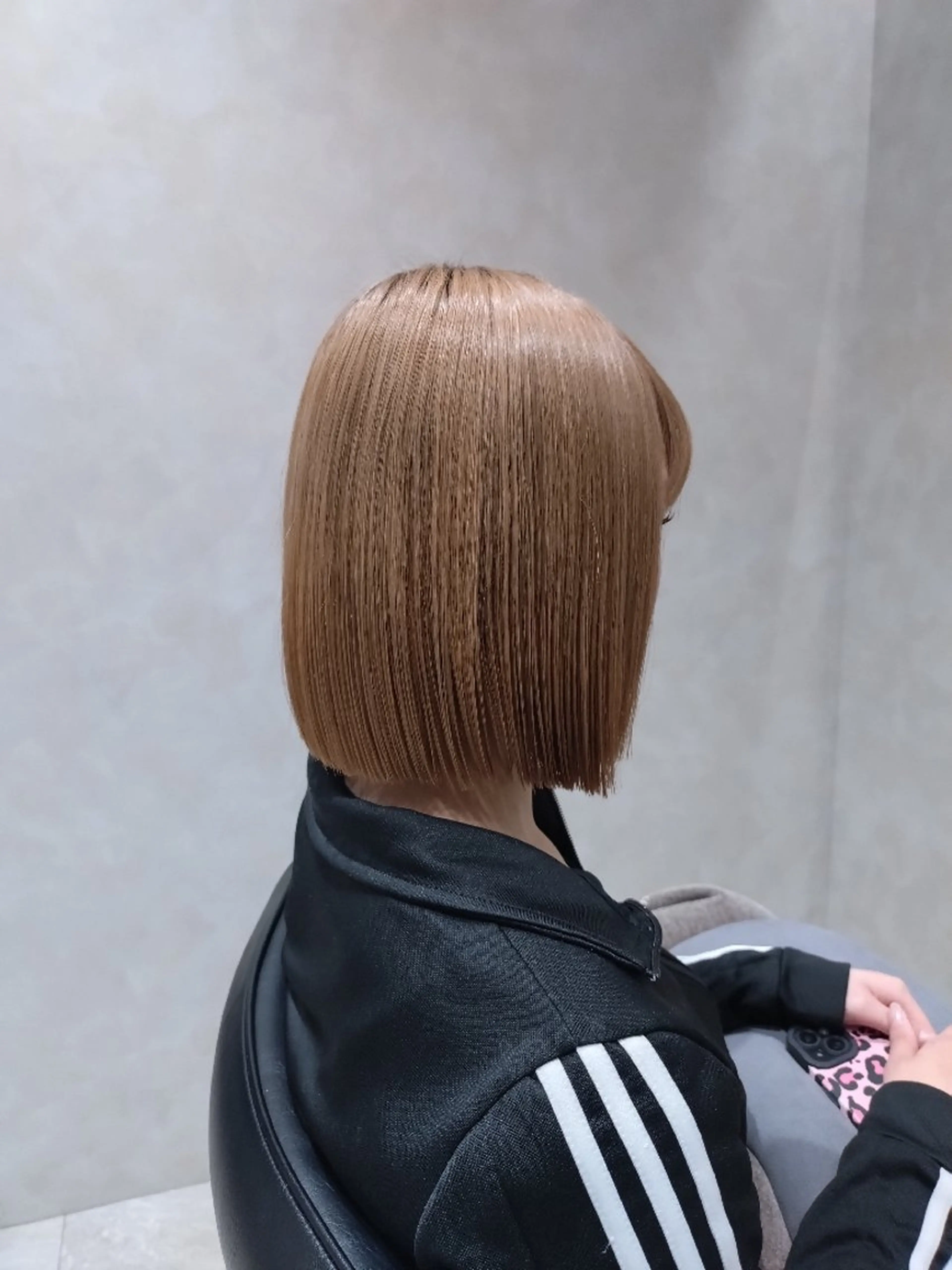 ミディアム ボブ カット シオリ/toki ✂️ショート専門店のヘアスタイル