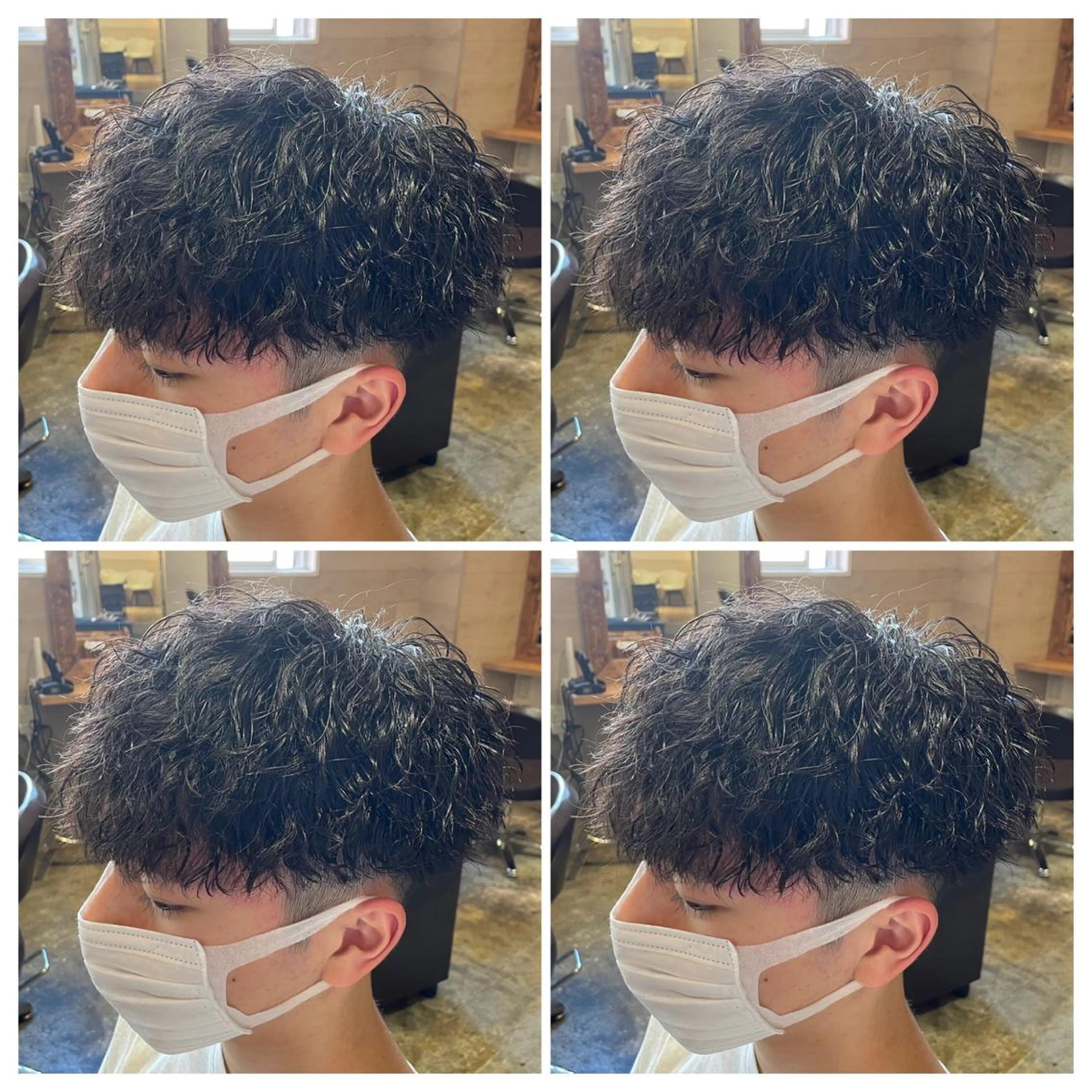 パーマ メンズ カット パーマ トリートメント 💎髪質改善／艶髪 荻原💎のヘアスタイル