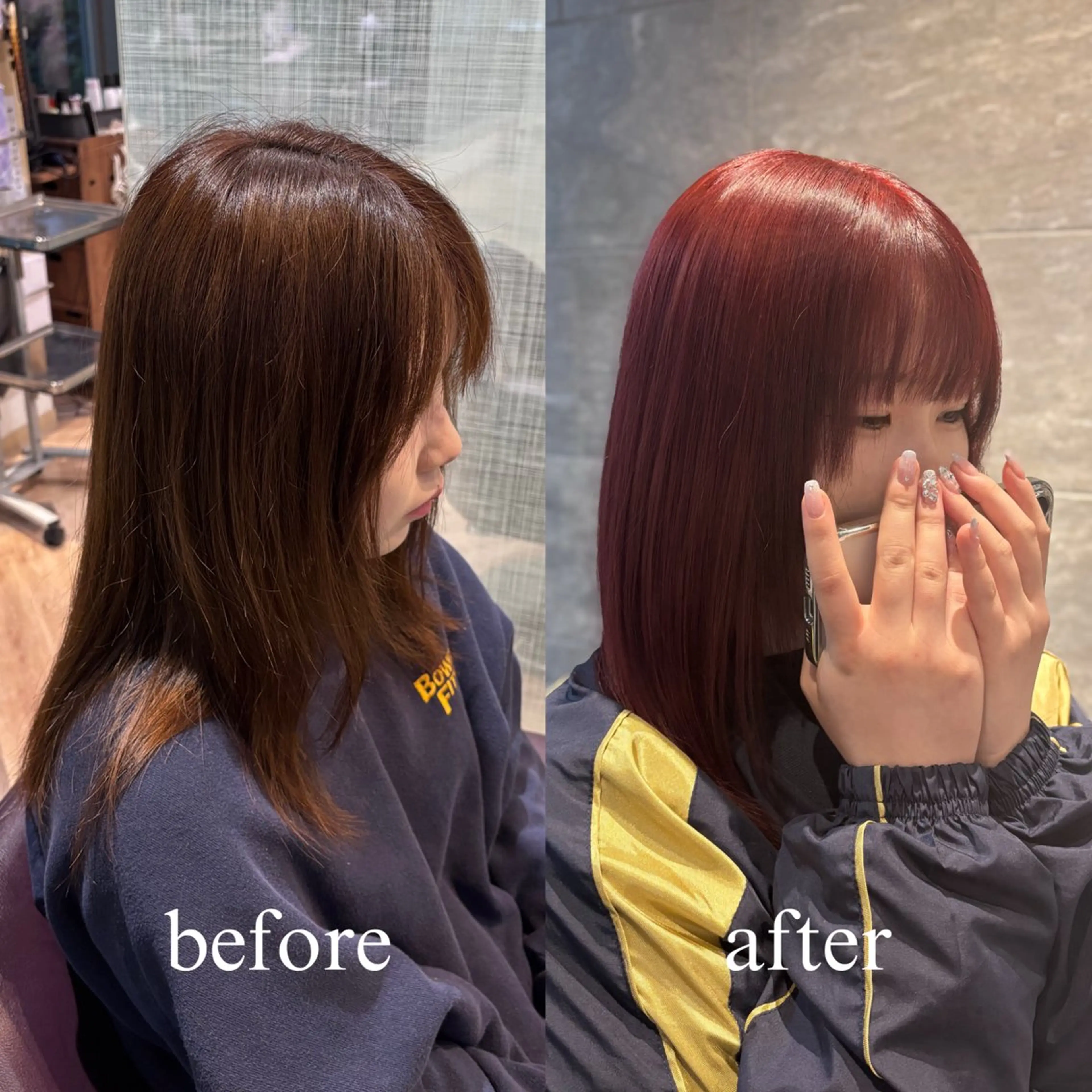 カラー ヘアカラー 艶カラー💞 amiのヘアスタイル