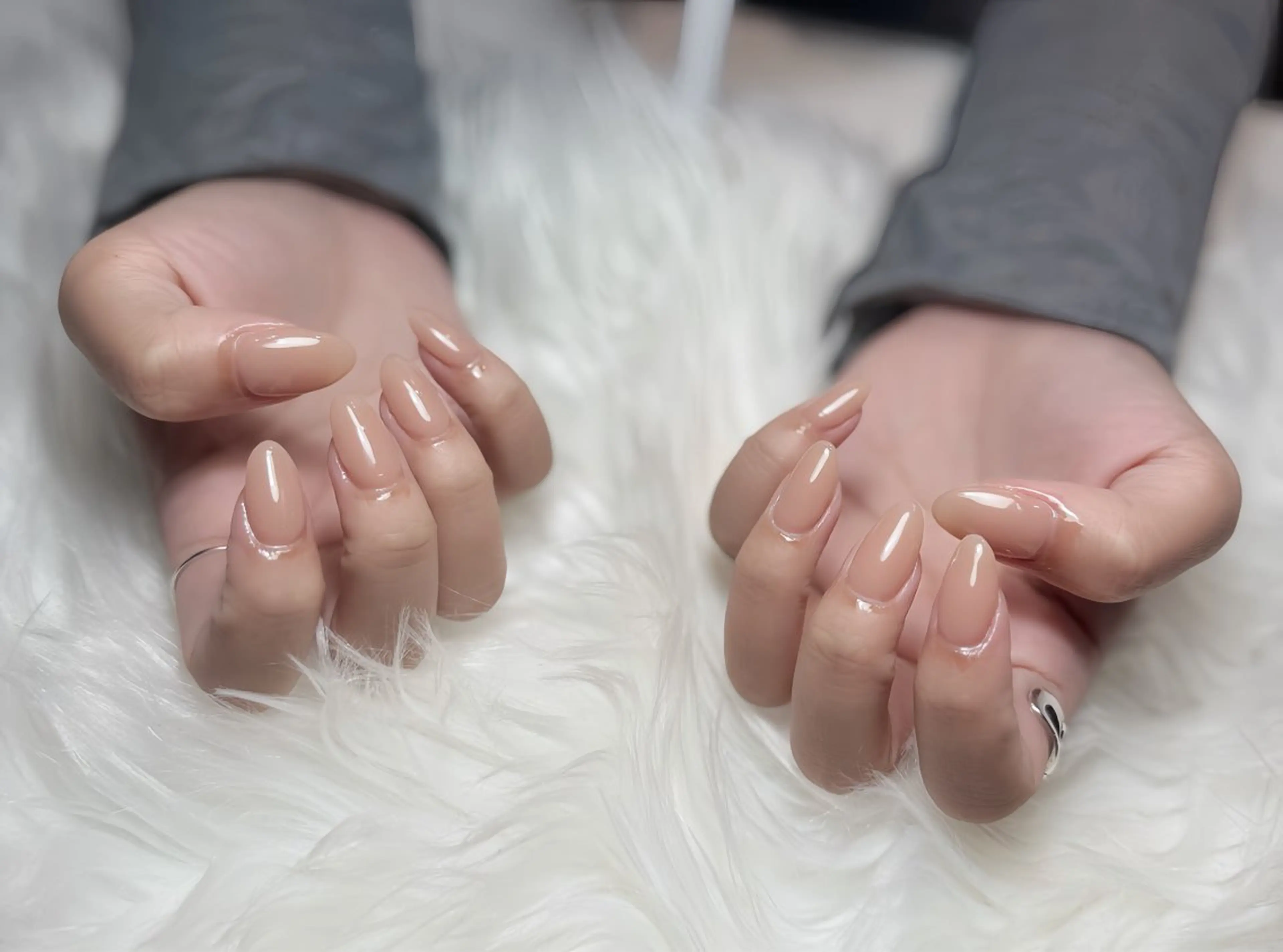 ネイル オーロラネイル チークネイル フットネイル フレンチネイル ジェルネイル Nichi Nails❤️のネイルデザイン