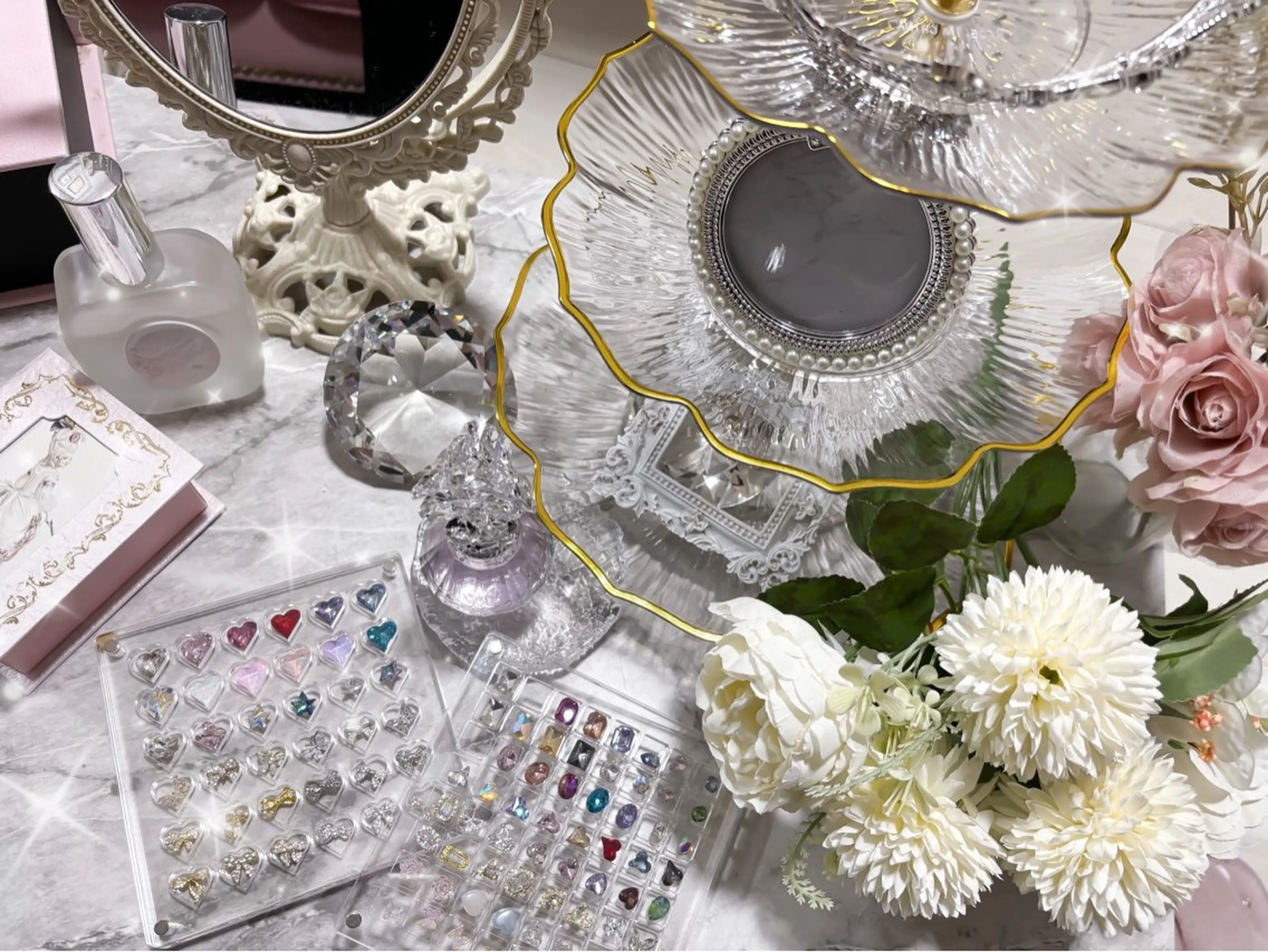 ネイル キラキラネイル 三鷹🎀韓国ネイル/ niconail🪄のネイルデザイン