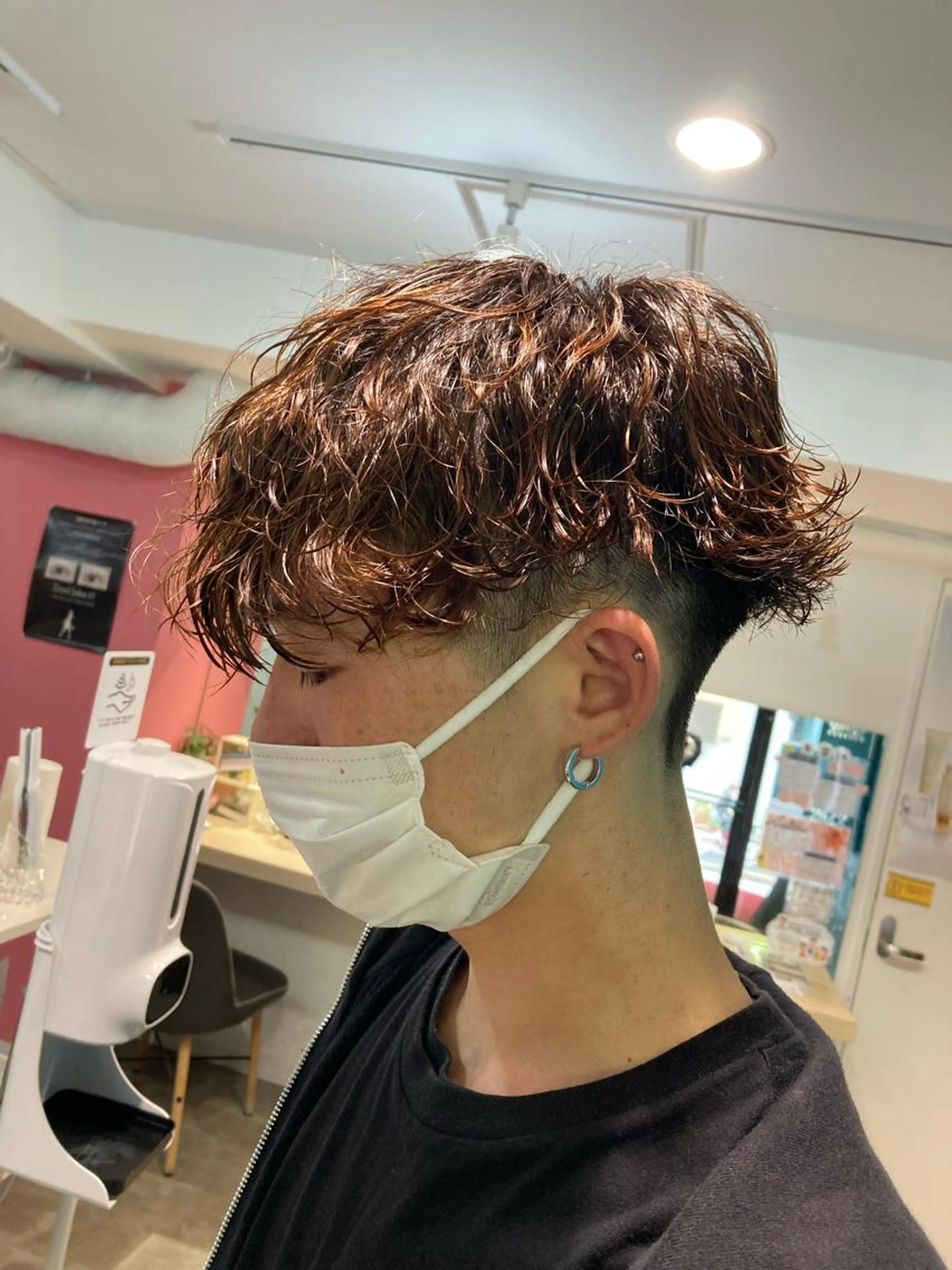 【男性人気】メンズカット+波巻きorスパイラルパーマ ツイスト/ツイストスパイラルの写真