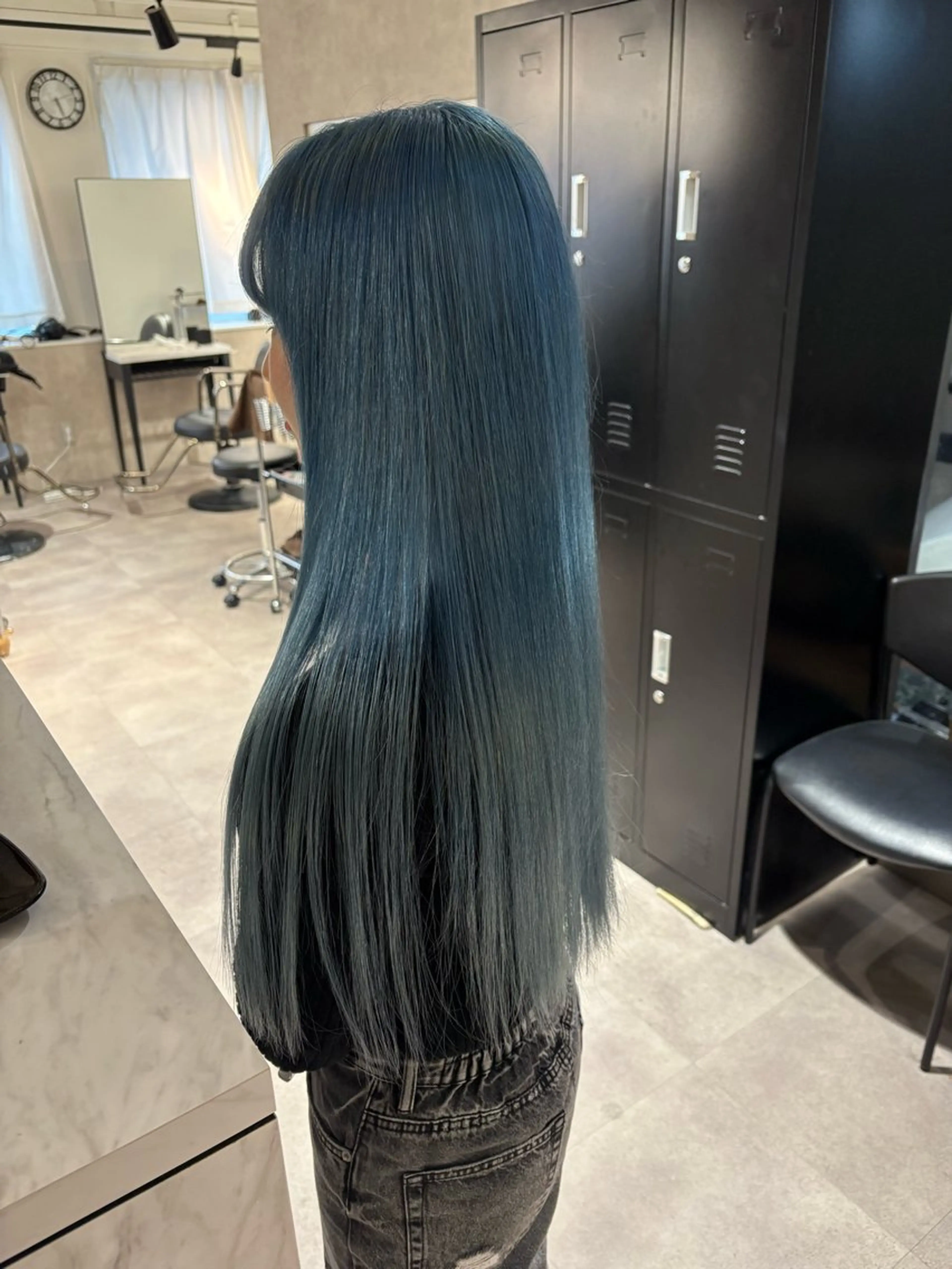 カラー ブルーカラー ヘアカラー Seleneコウキ ブリーチ/ハイトーンのヘアスタイル