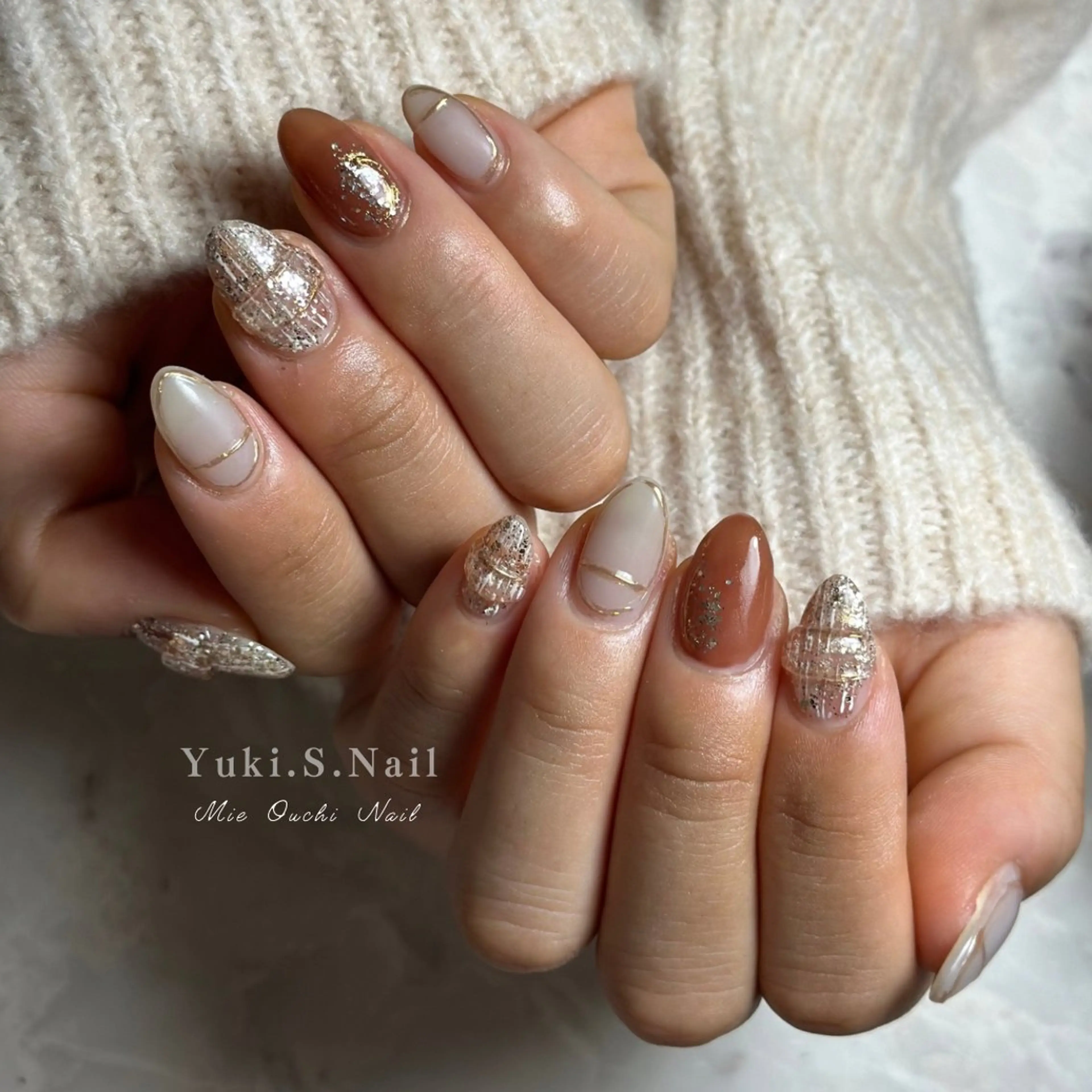 ショート ハンドネイル Yuki S.Nailのネイルデザイン