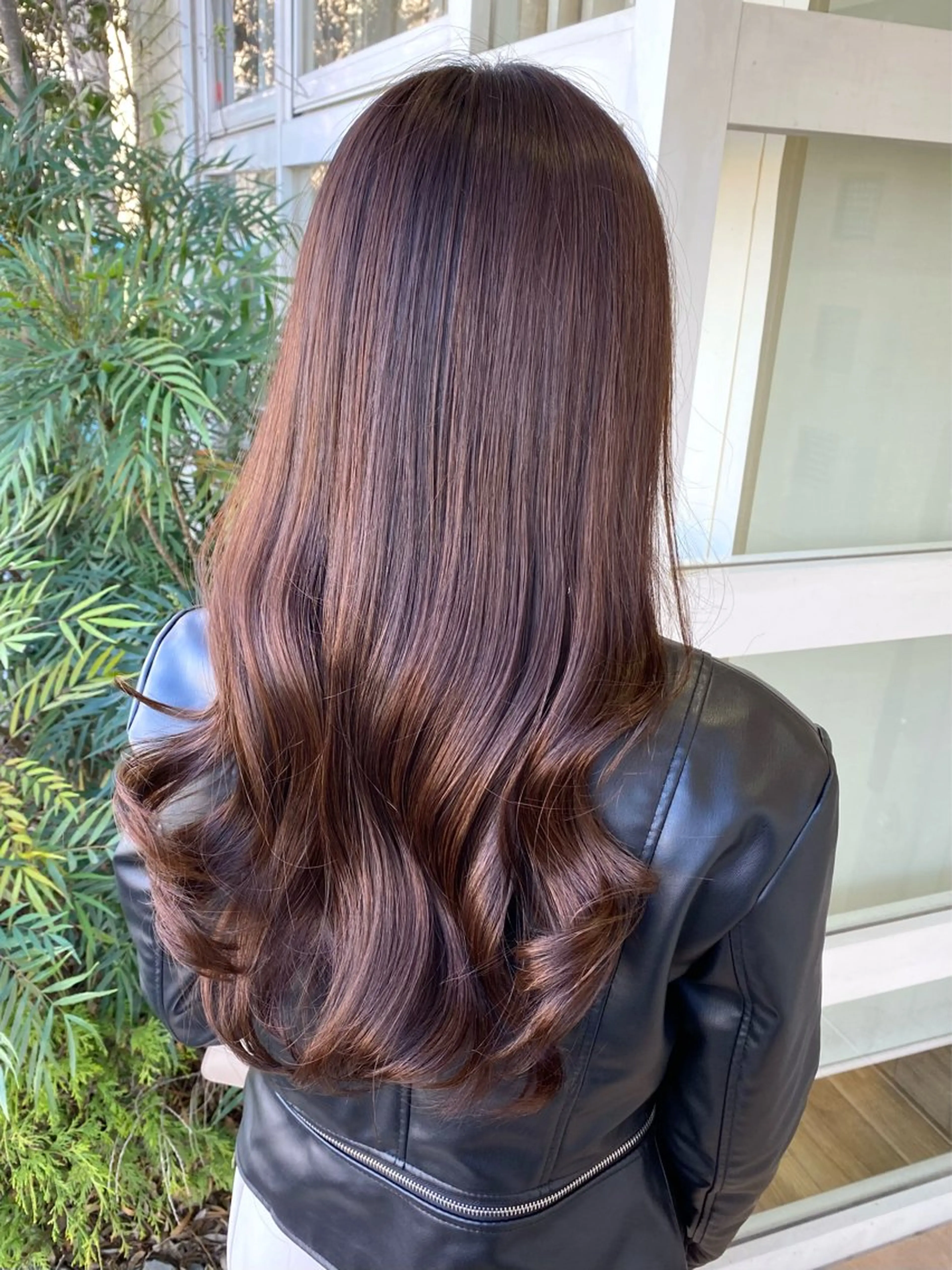 セミロング ヘアカラー 冨田 果歩のヘアスタイル