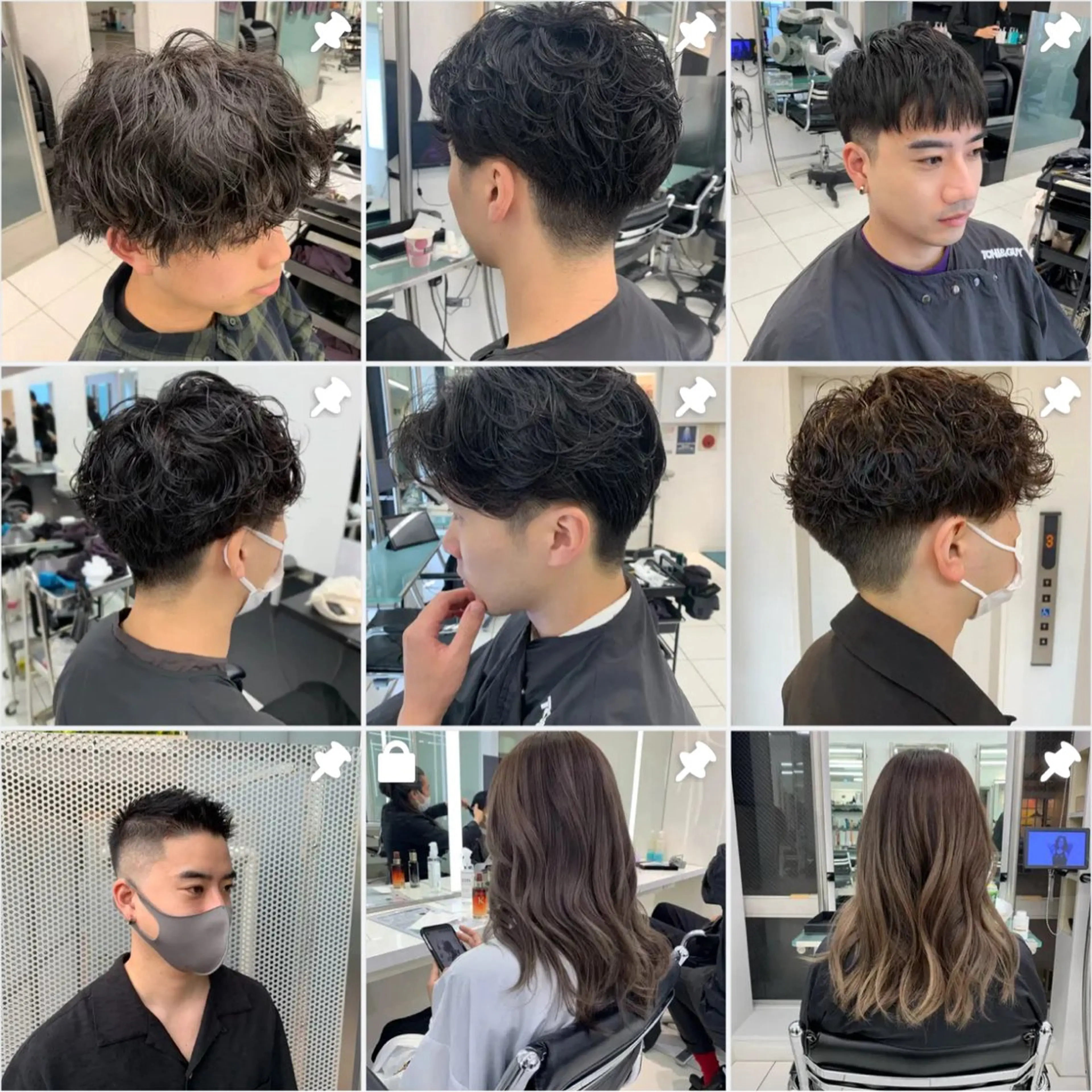 メンズ メンズ特化フェード パーマ小林裕史のヘアスタイル