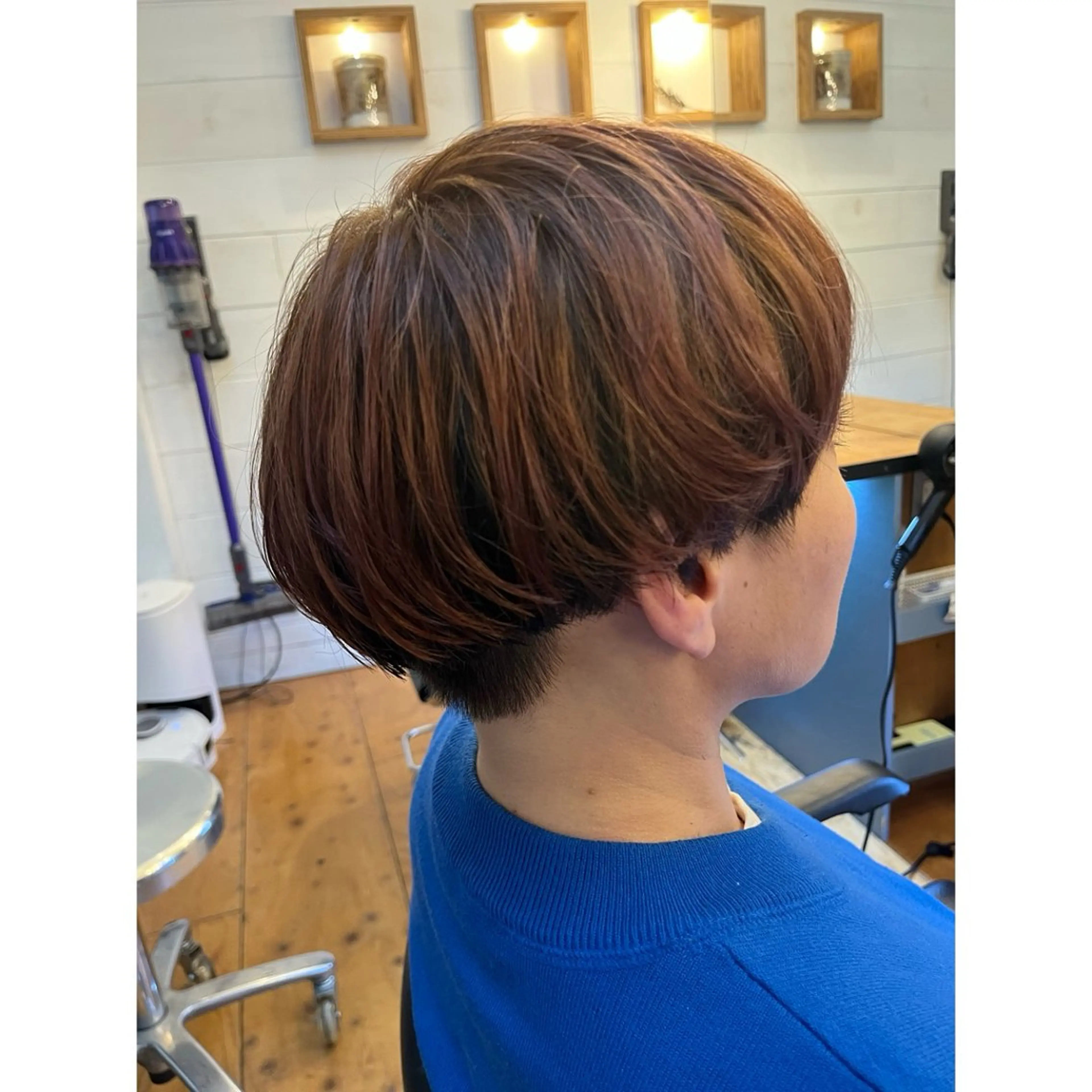 ショート カラー ボブ ショートヘア トリートメント カット ヘアカラー Lagom なかだのヘアスタイル