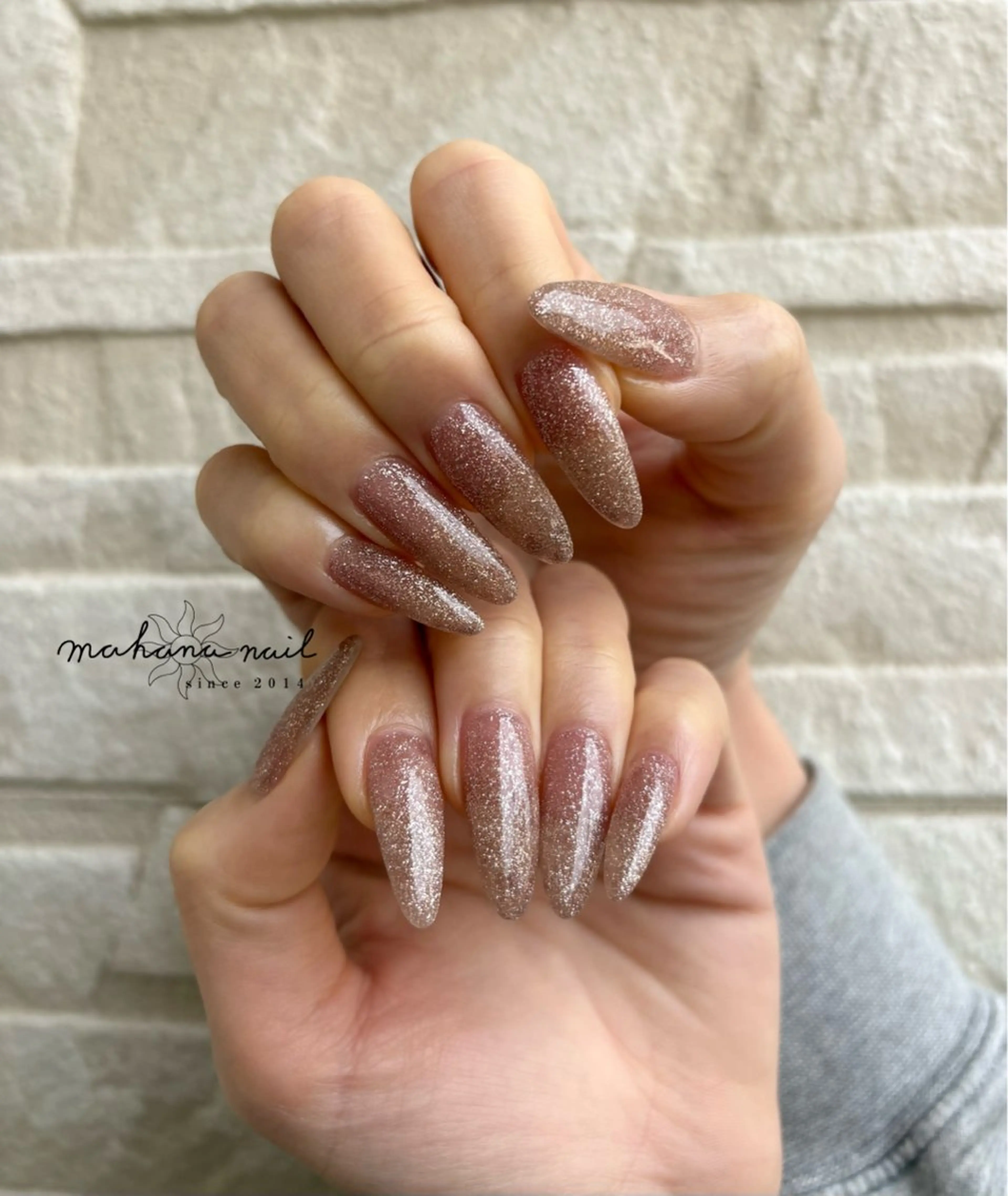 ネイル ロングネイル ハンドネイル mahana nailのネイルデザイン