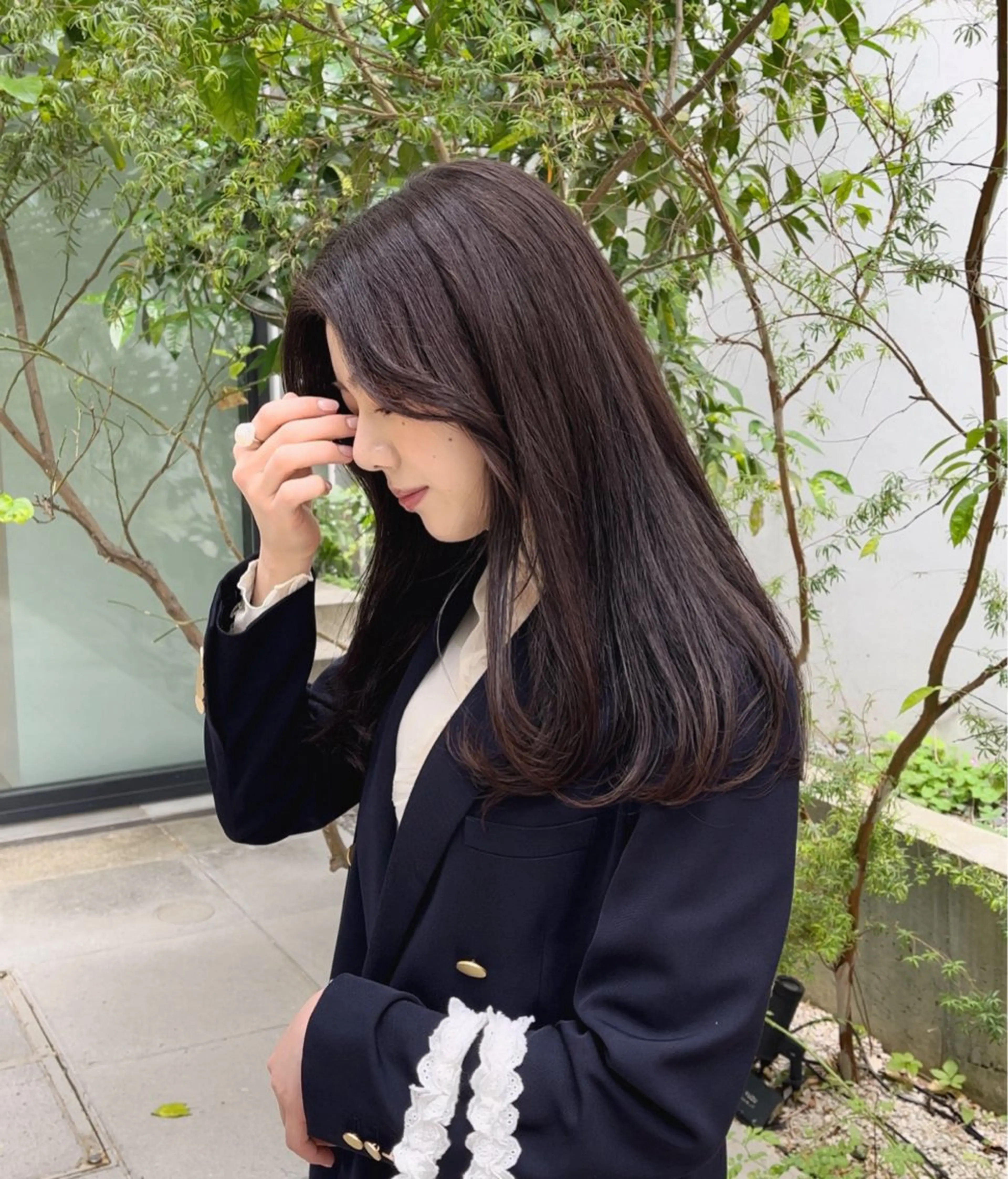 ロング カラー アッシュ Agnos 青山/ saya🌼のヘアスタイル