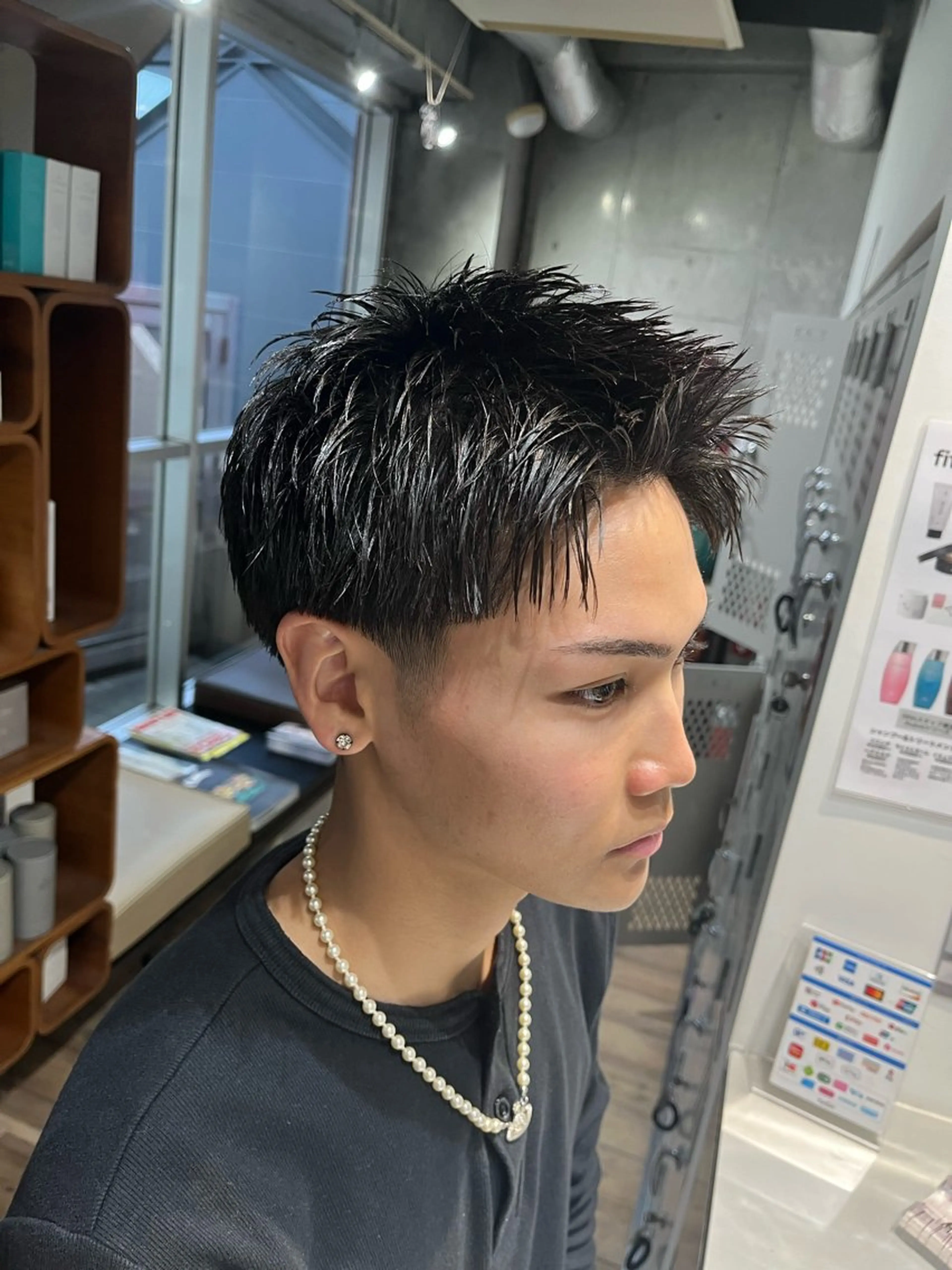 ショート メンズ 刈り上げ ショートヘア fifth原宿/ 今村圭一のヘアスタイル