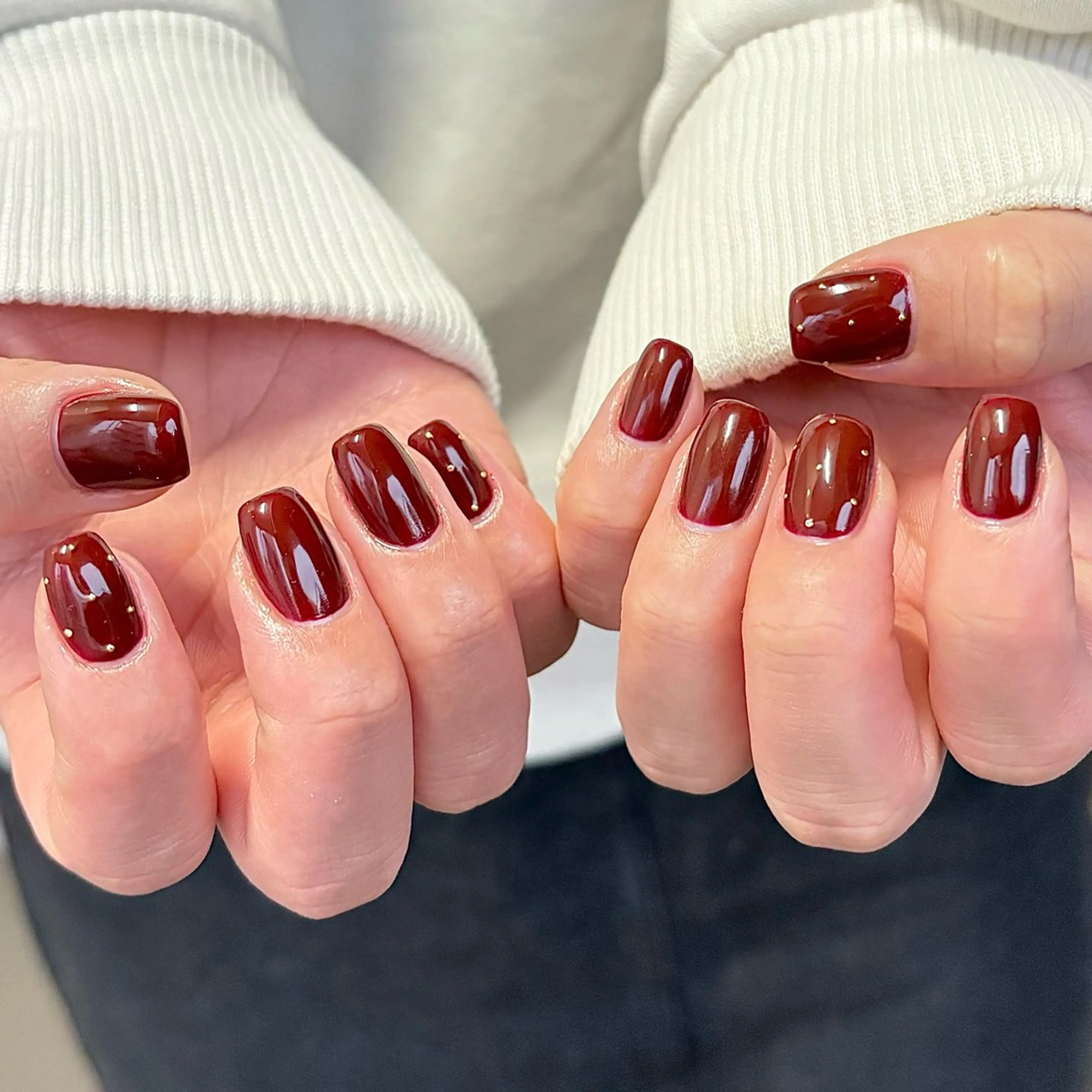 ネイル ワンカラーネイル ハンドネイル Nailsalon BLOOM🌷 山崎のネイルデザイン