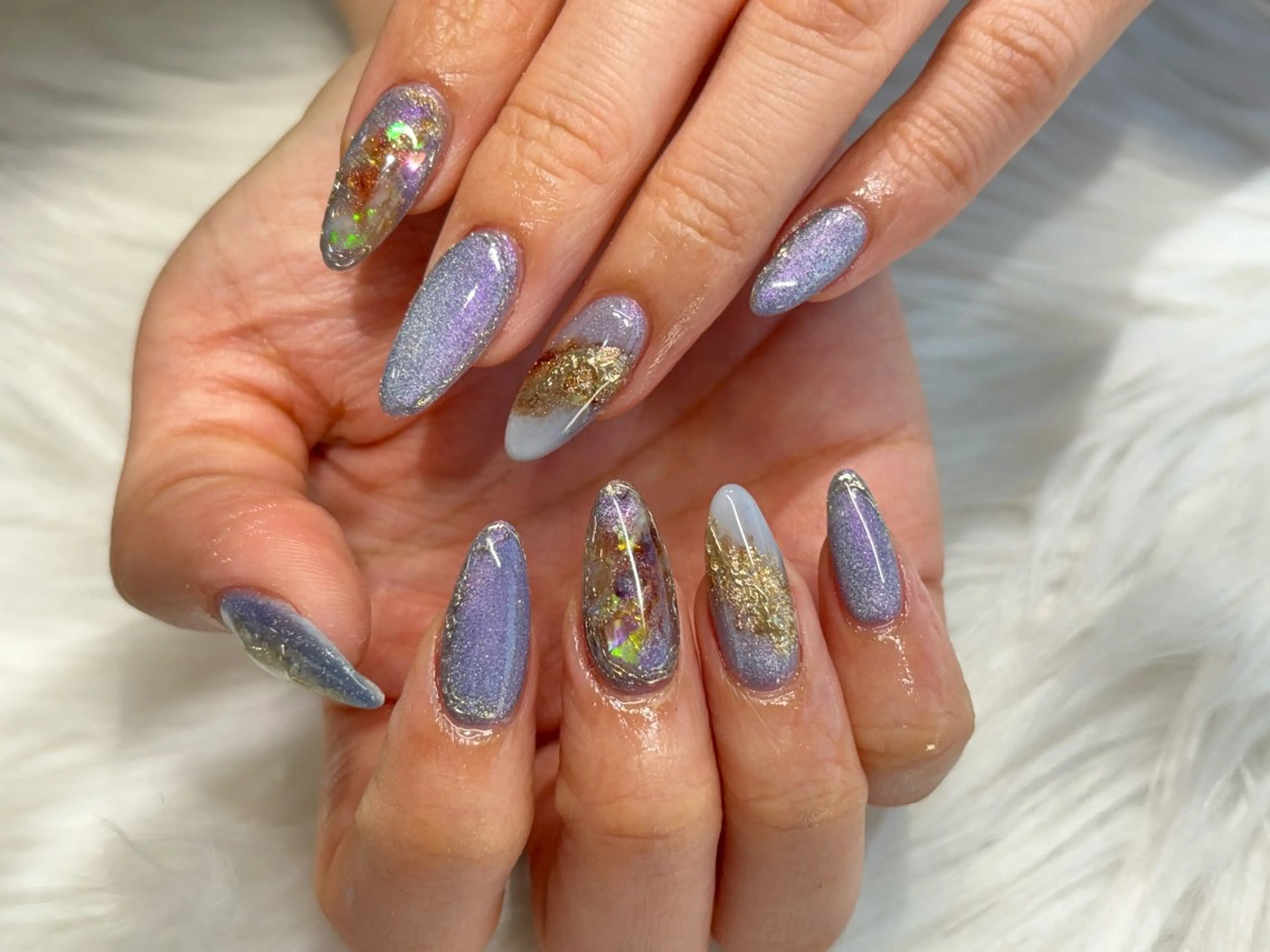 ネイル ニュアンスネイル joieange 難波店 藤谷ルディアのネイルデザイン