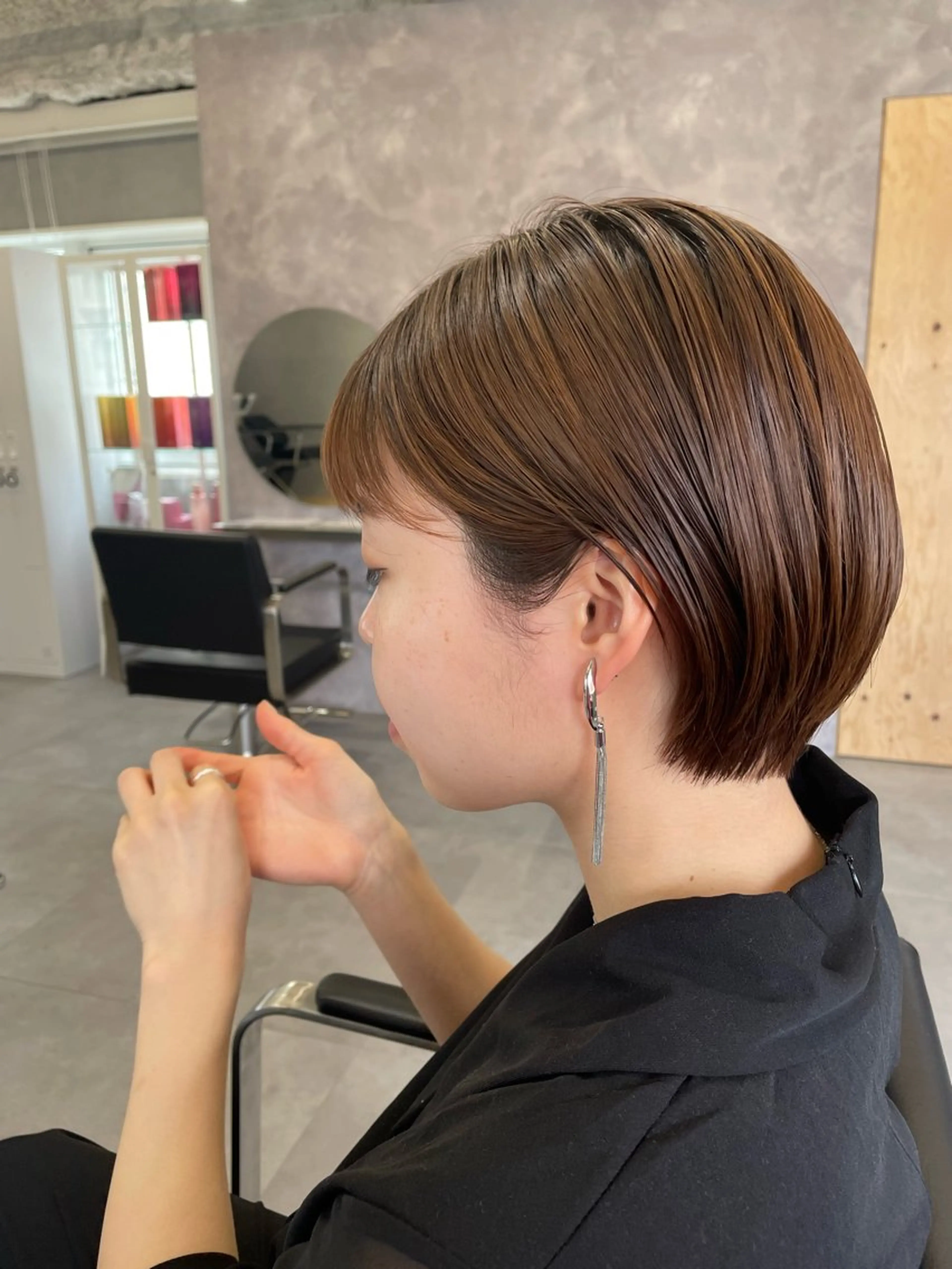 ショート カット Rui/透明感カラー 暖色/レイヤーカットのヘアスタイル