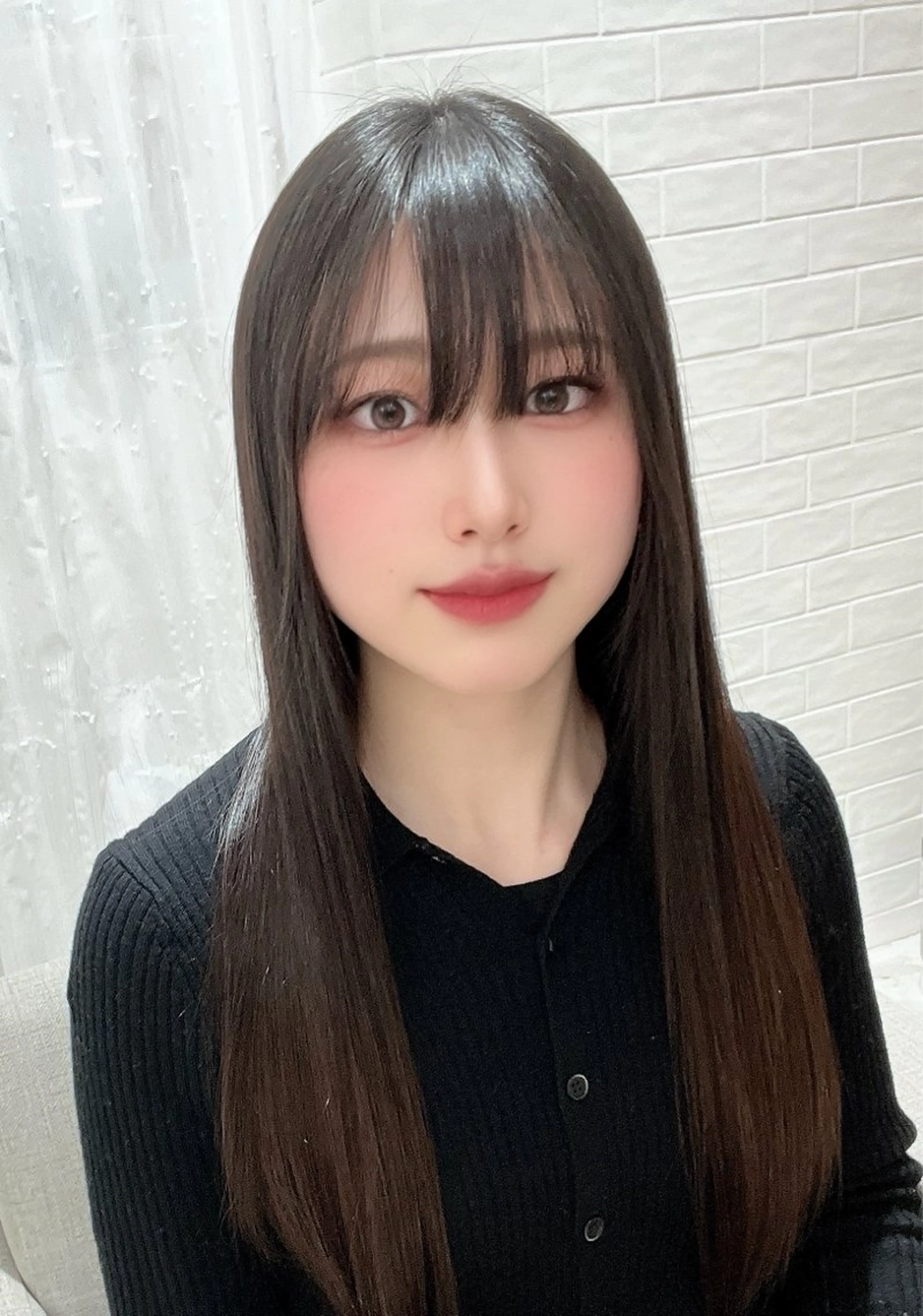 セミロング パーマ 縮毛矯正 トリートメント stair:case 💖大類舞衣子💖のヘアスタイル