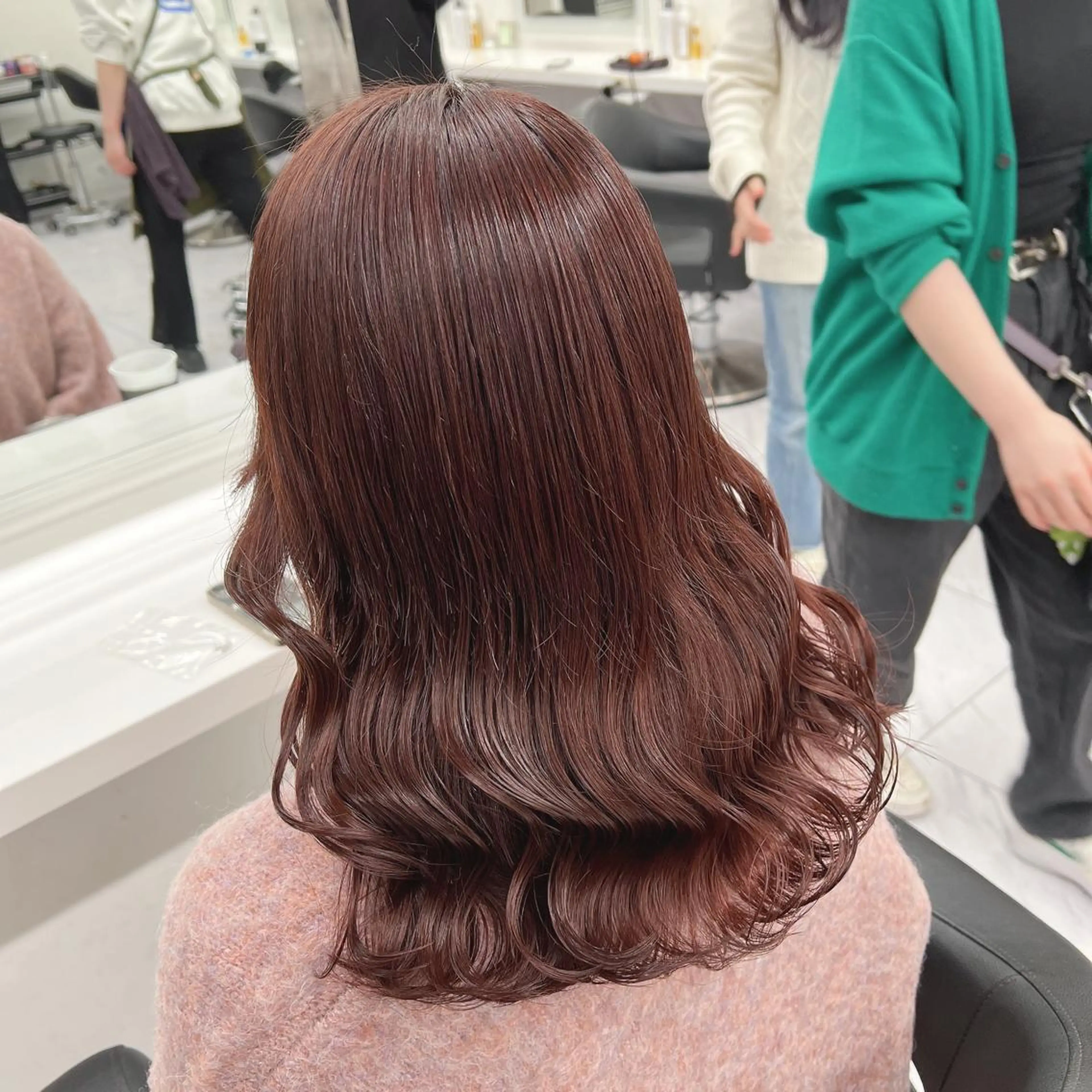 セミロング 💖札幌カラー 指名No.1💖玲奈のヘアスタイル