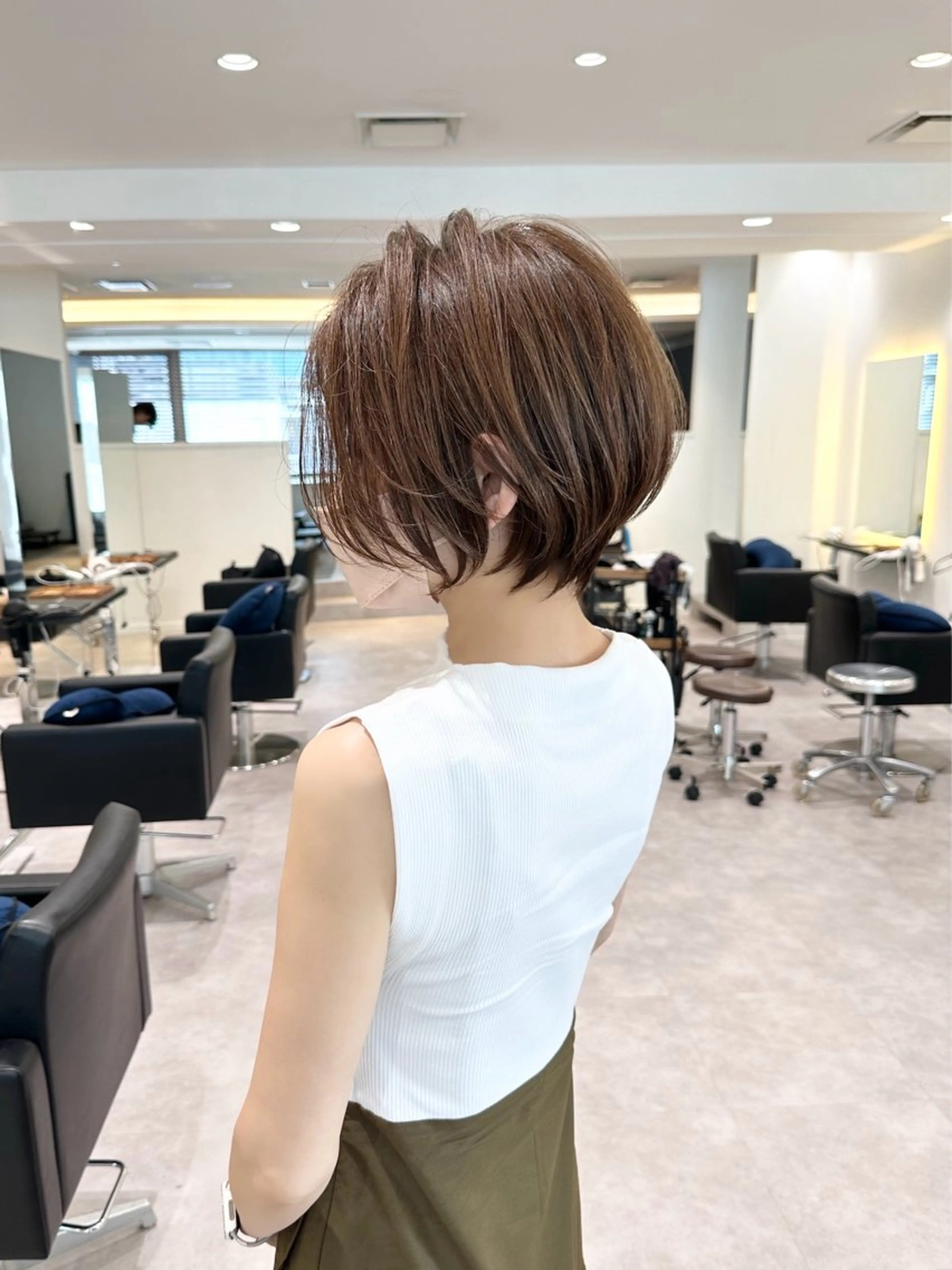 ショート くびれヘア ショートヘア ✨大人ショート特化 /カットモデル/銀座のヘアスタイル