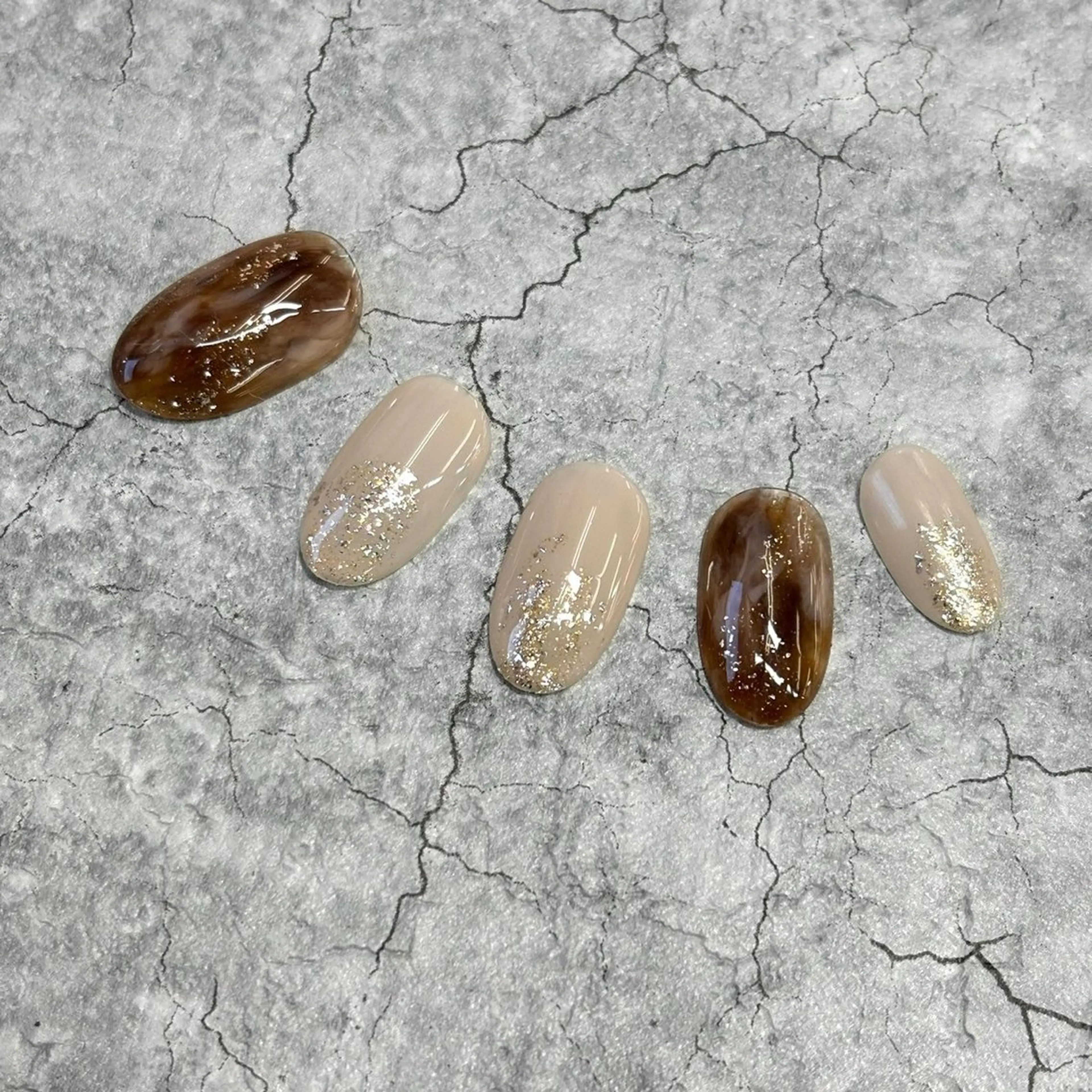 ネイル ⭐︎休業中の練習⭐︎ JNA認定講師髙橋のネイルデザイン