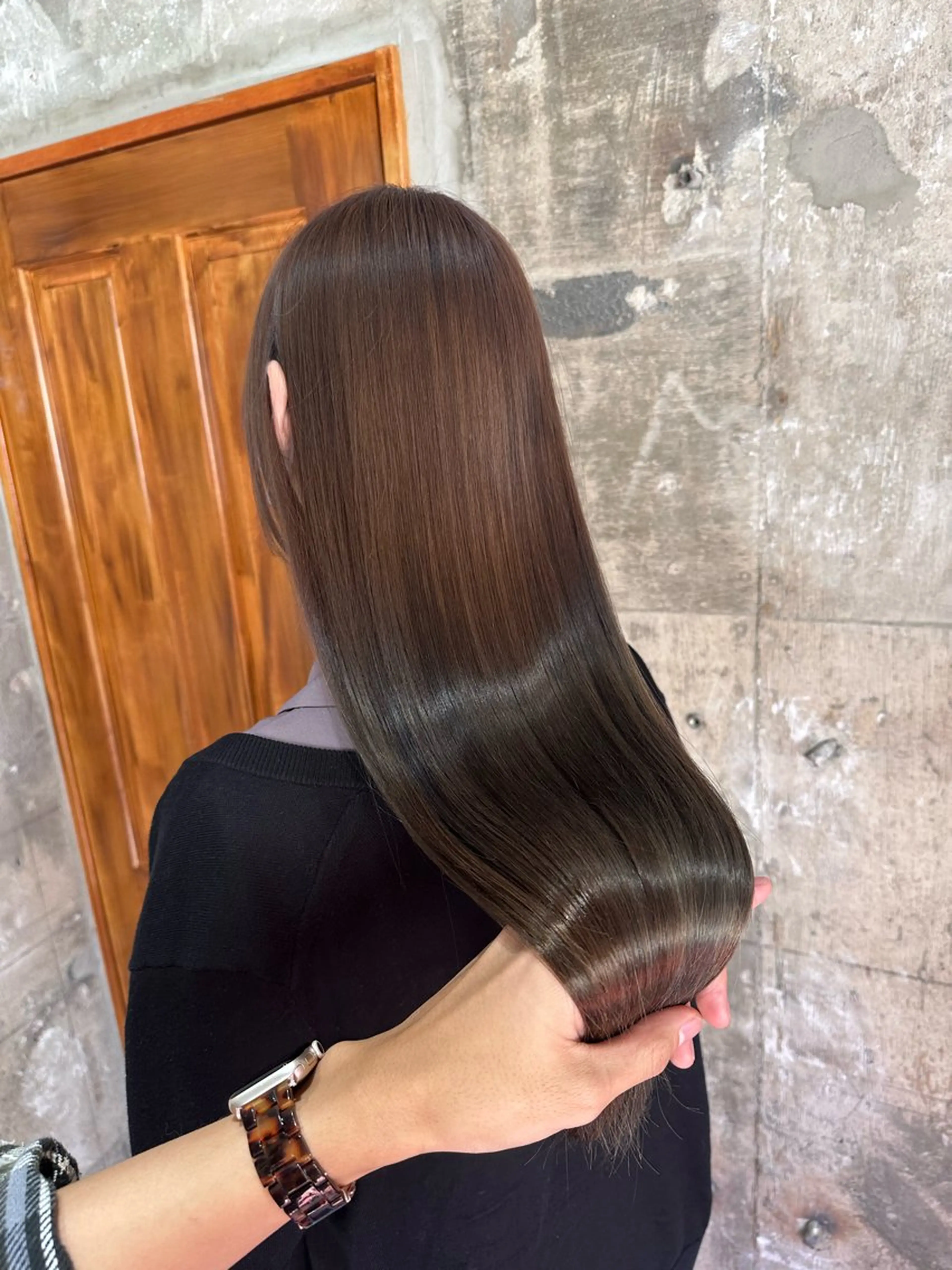 セミロング 顔まわりレイヤー 髪質改善 韓国風ヘア レイヤーカット ローレイヤー 【必ず似合わせます】 川口航平のヘアスタイル