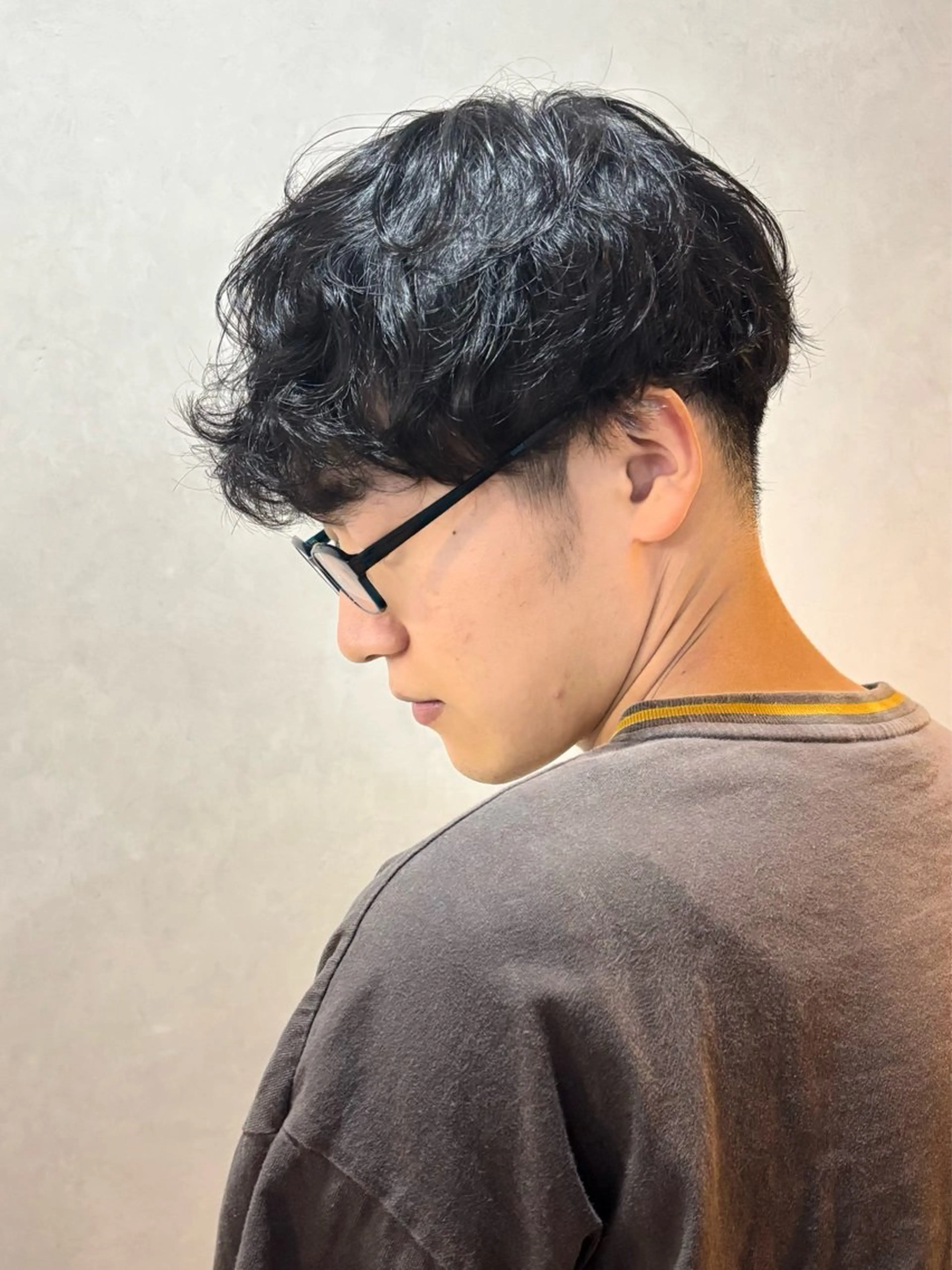 ショート パーマ メンズ カット パーマ mellow men 's MIZUKIのヘアスタイル