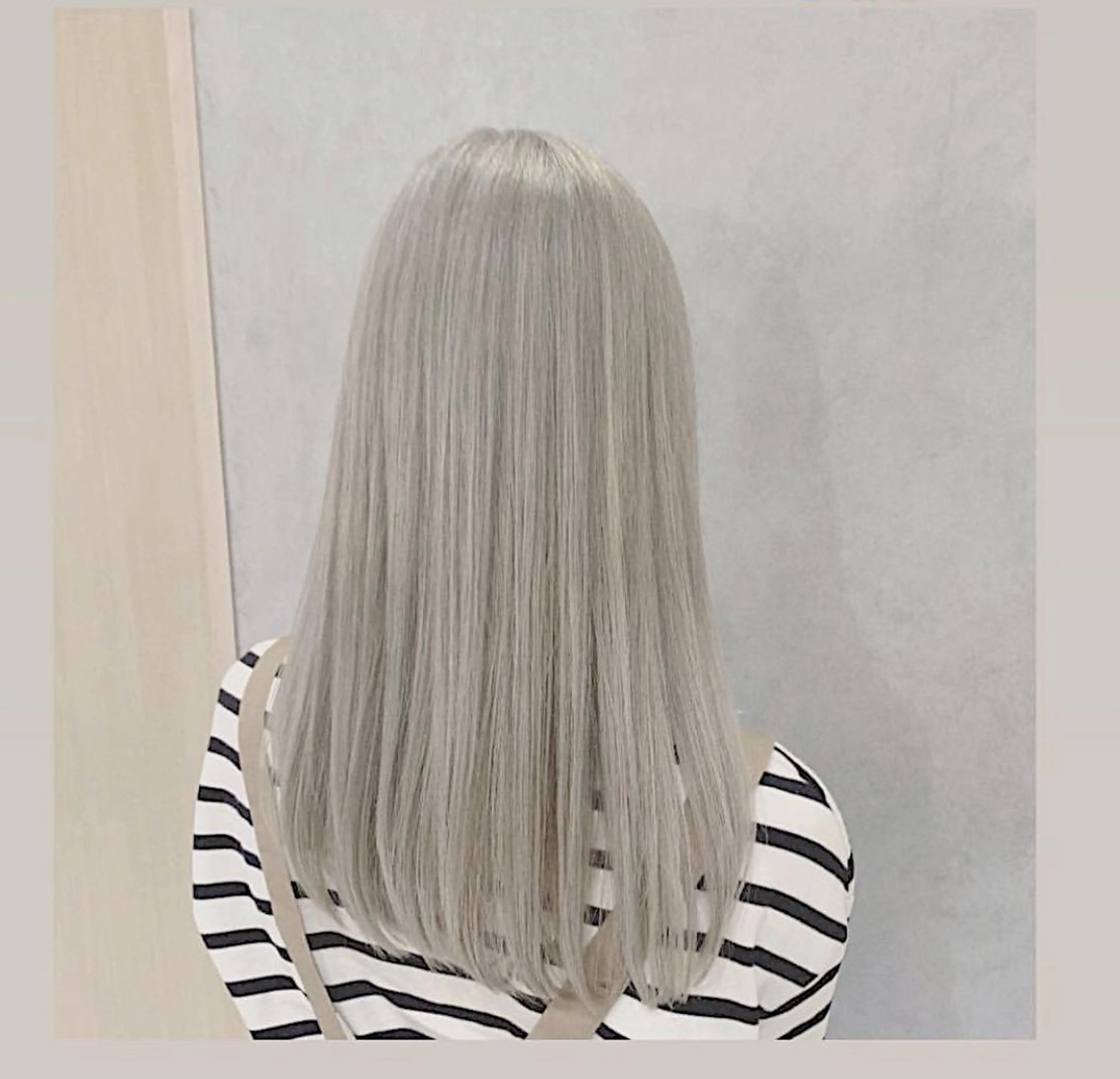 セミロング ヘアカラー トリートメント 城　健太郎 💎ハイトーンのヘアスタイル