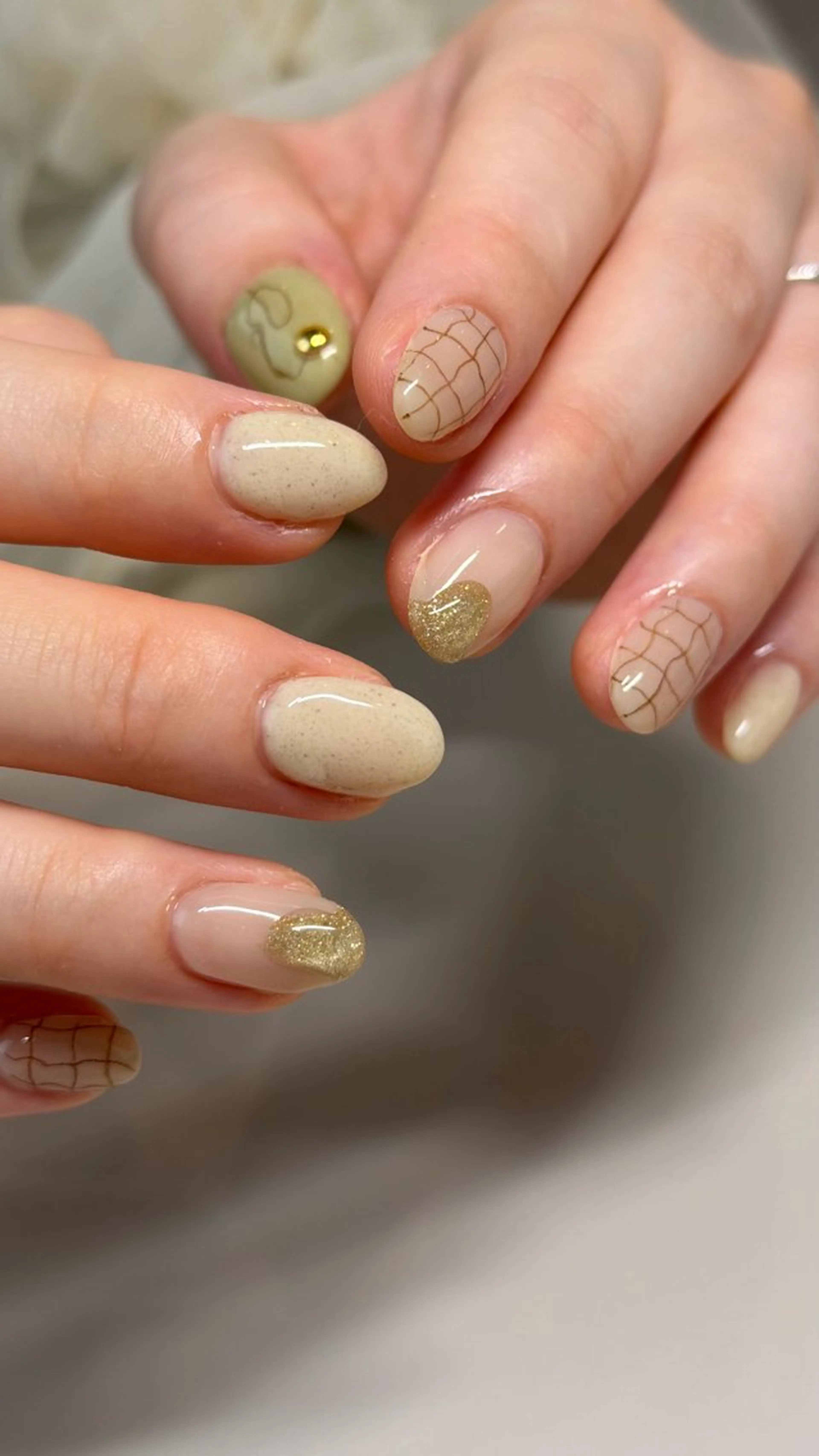 ネイル アートネイル 持ち込み ハンドネイル nail salon linoのネイルデザイン