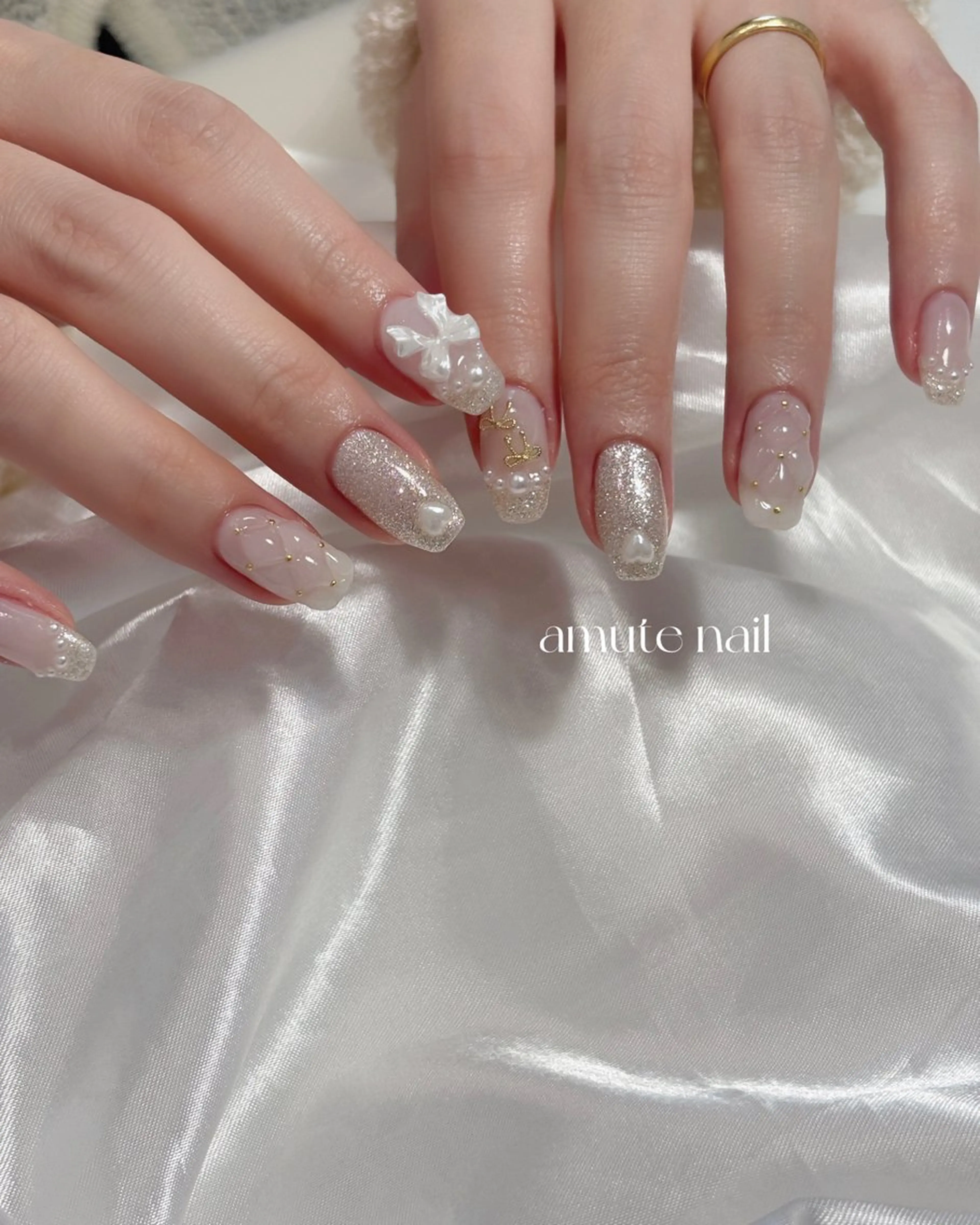 ネイル ハンドネイル Amute nailのネイルデザイン
