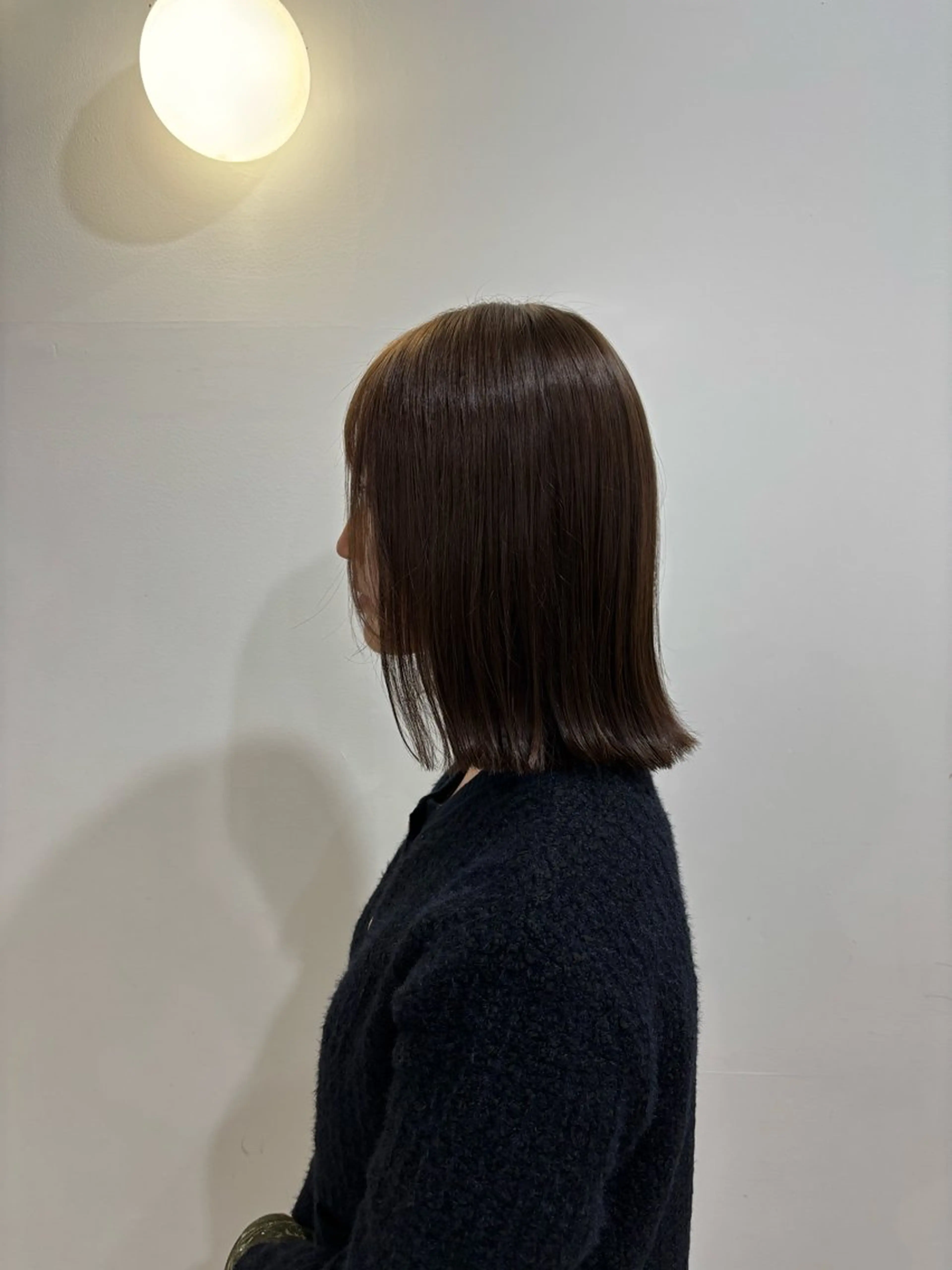 ミディアム ボブ 外ハネヘア ブリーチモデル募集中 星川まお𝜗𝜚のヘアスタイル
