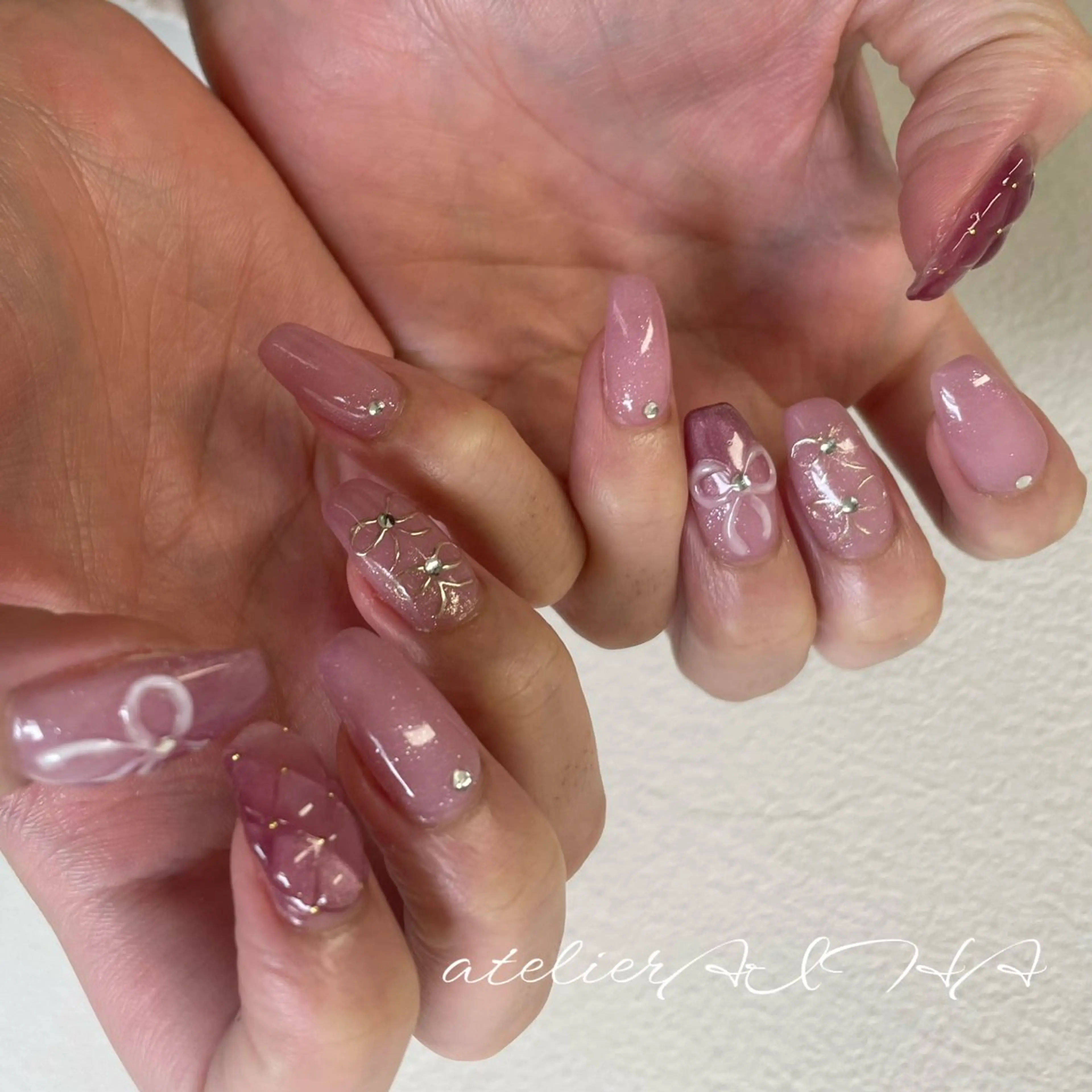 ネイル ハンドネイル アトリエAIHA★ フィルイン推奨サロンのネイルデザイン