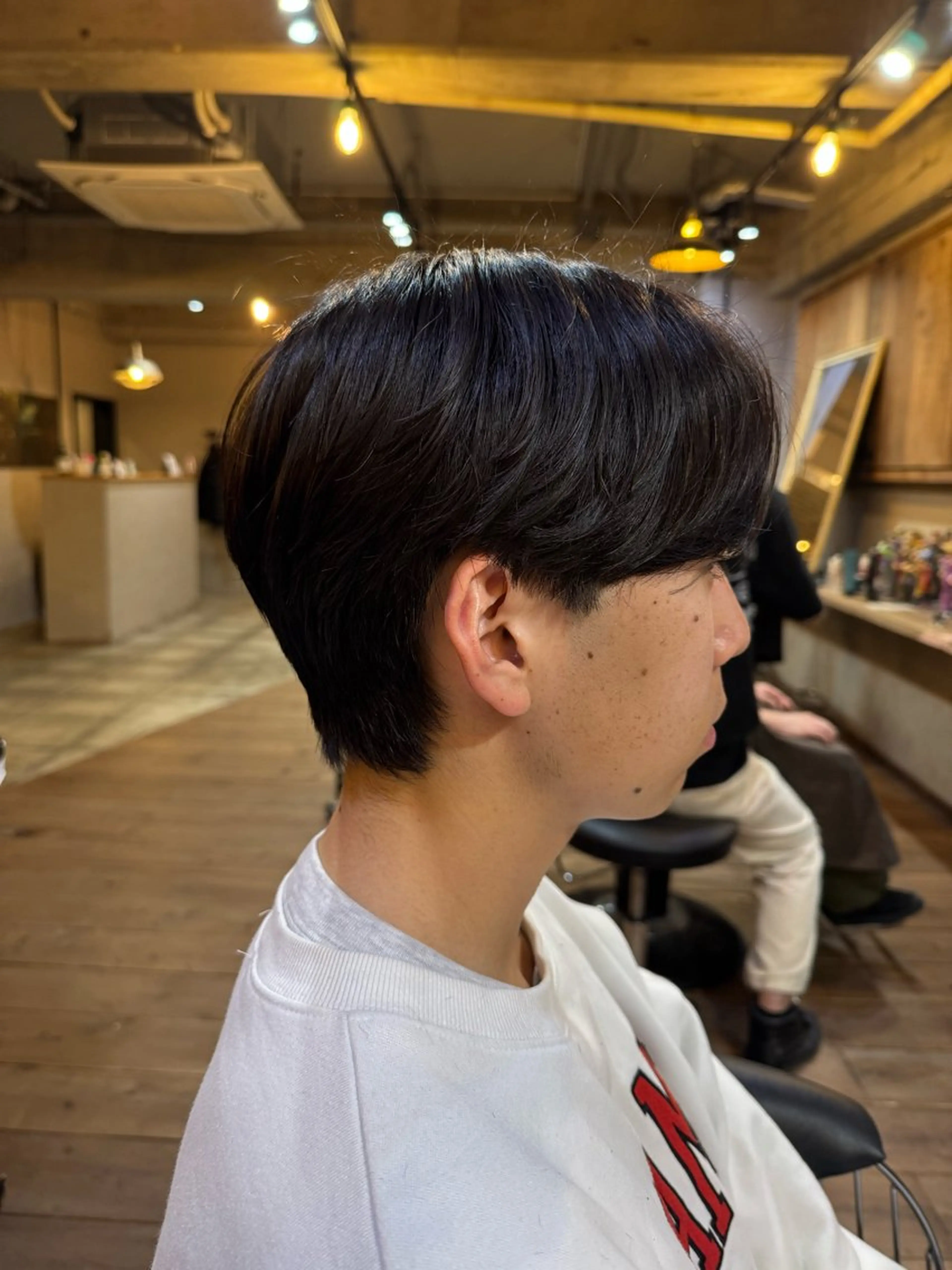 ショート メンズ センターパート Mio"VEGA所属・メンズ/マッシュ センターパート/悠羽のヘアスタイル