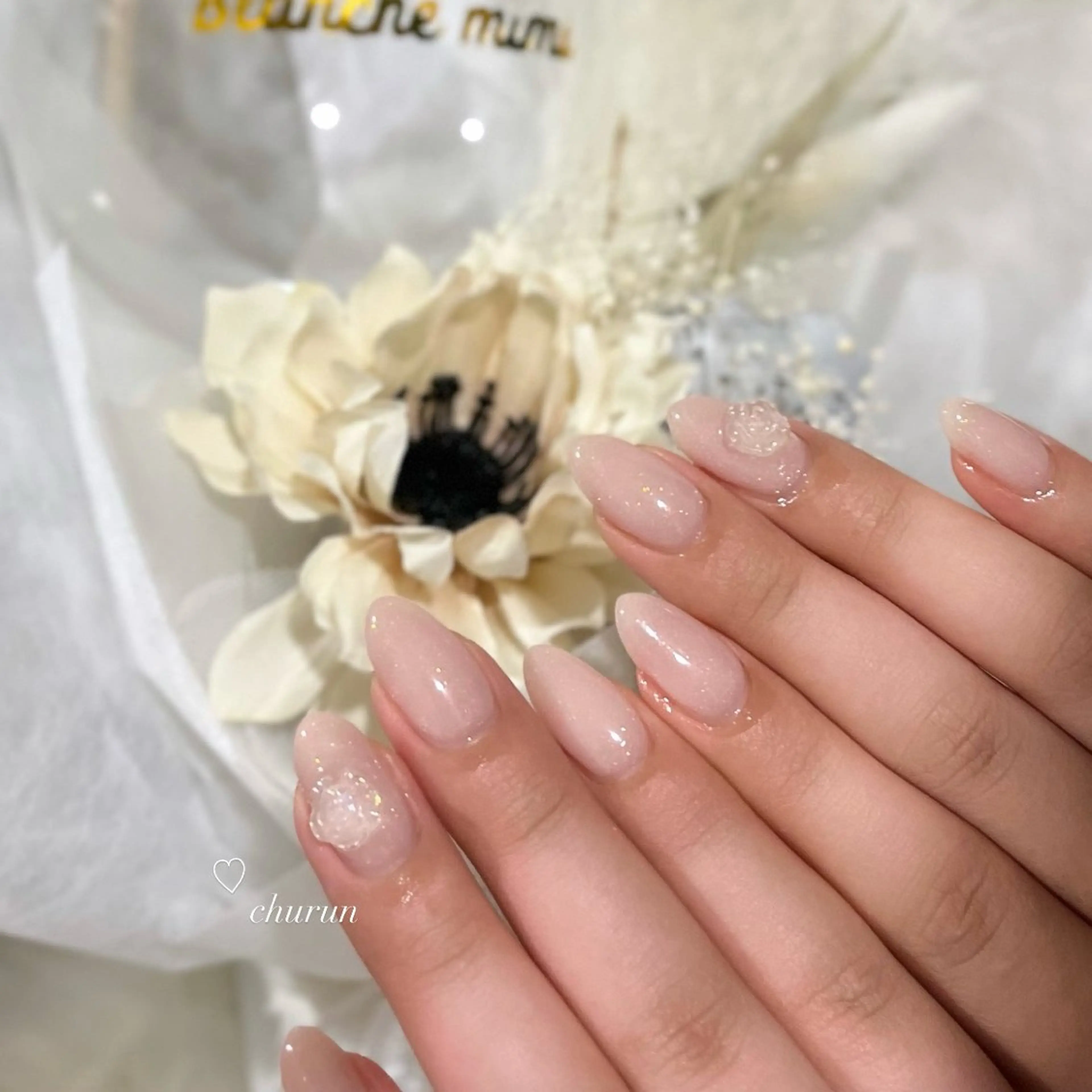 ネイル ハンドネイル Blanche mimi.u_aのネイルデザイン