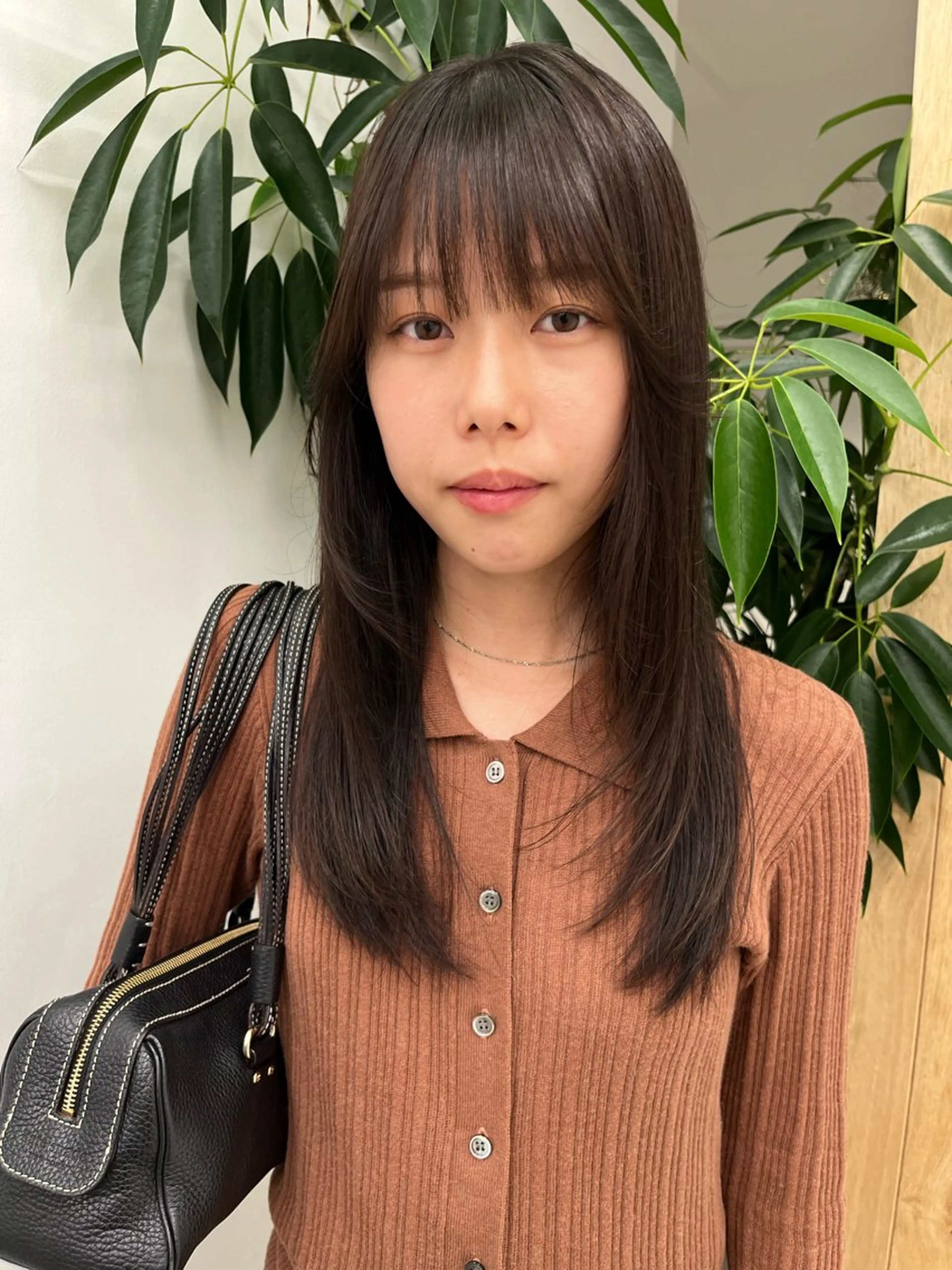セミロング カラー ベージュカラー 透明感カラー ヘアカラー トリートメント 赤み消しカラー/ ナチュラル/トモキのヘアスタイル