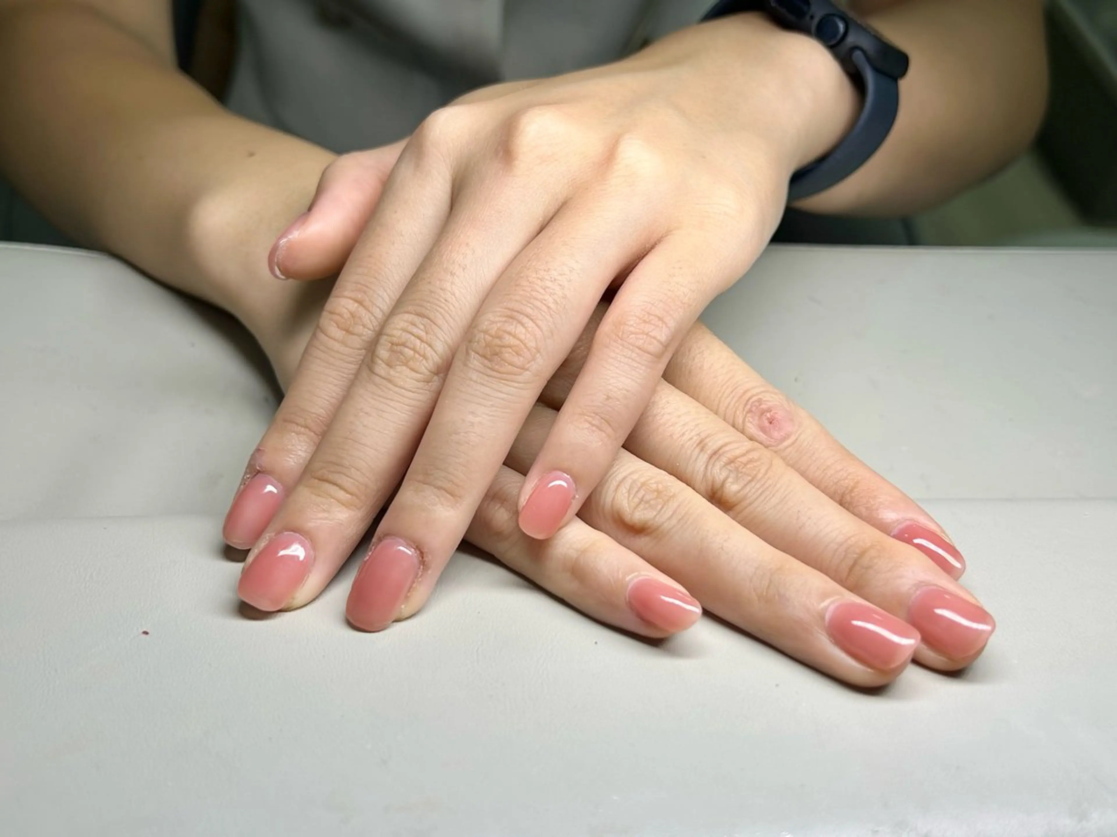 【ミニモ学割】🎀🌟春夏迎え　ちゅるんツヤワンカラー（オフなし）の写真