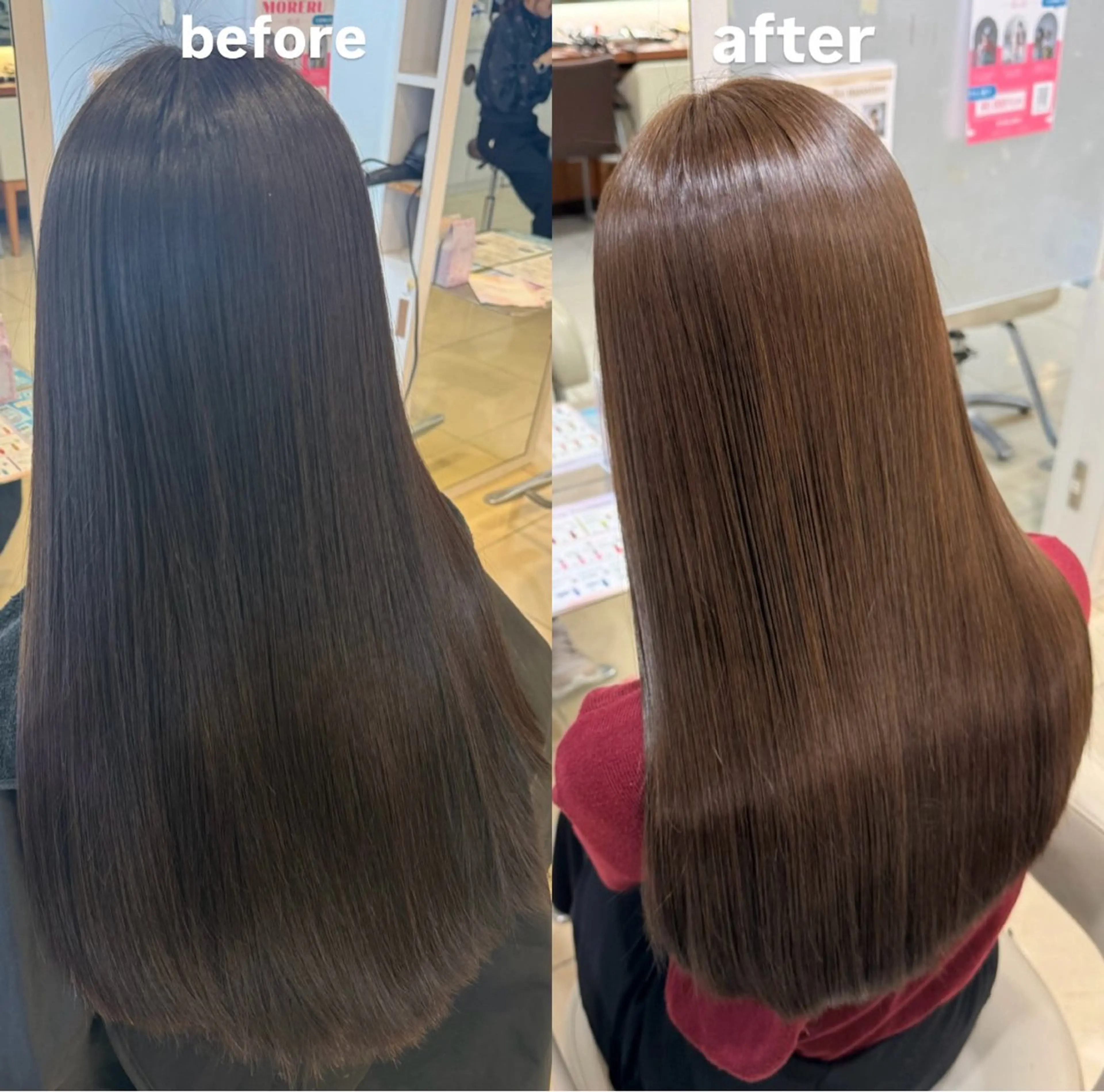 ロング カラー ベージュカラー ブリーチ ダブルカラー ヘーゼル ブリーチなしカラー ヘアカラー トリートメント 🦋ICONIQ豊田 /艶髪/かおり🦋のヘアスタイル