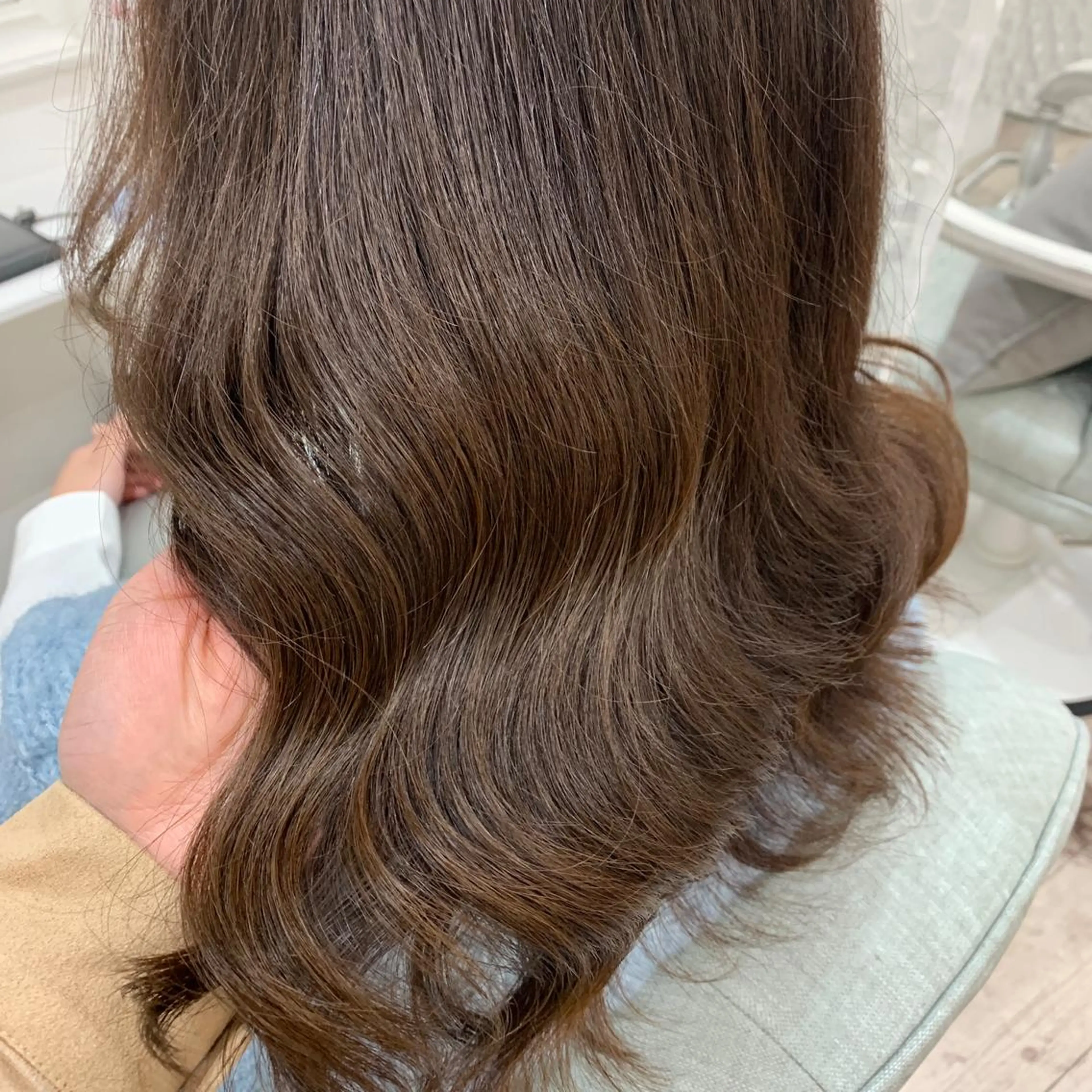 セミロング カラー HARUKA韓国ヘア /Luana梅田のヘアスタイル