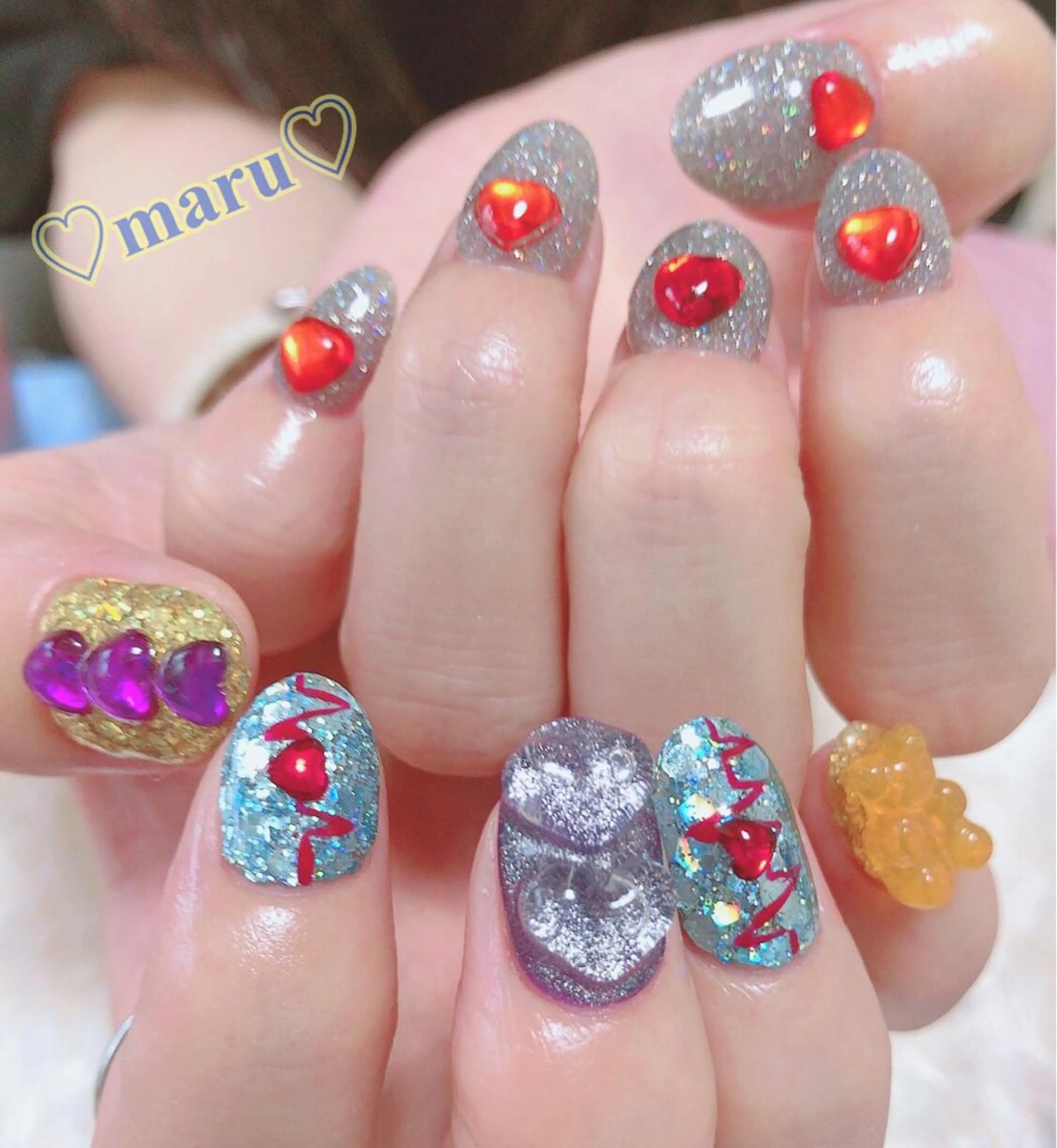 ネイル ハンドネイル フットネイル まるみ♡7/1〜値上 げ致します(>_<)のその他イメージ